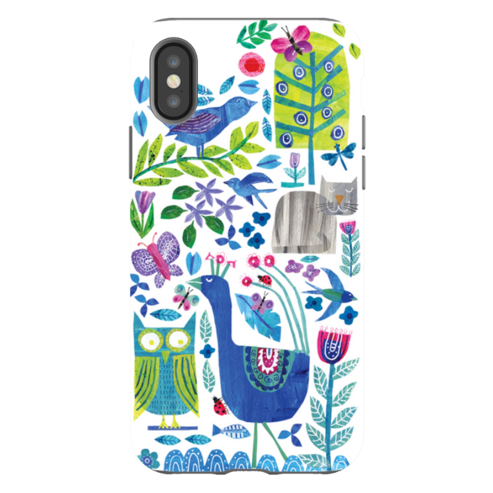 iPhone Tough Case - Back Garden By Tracey English