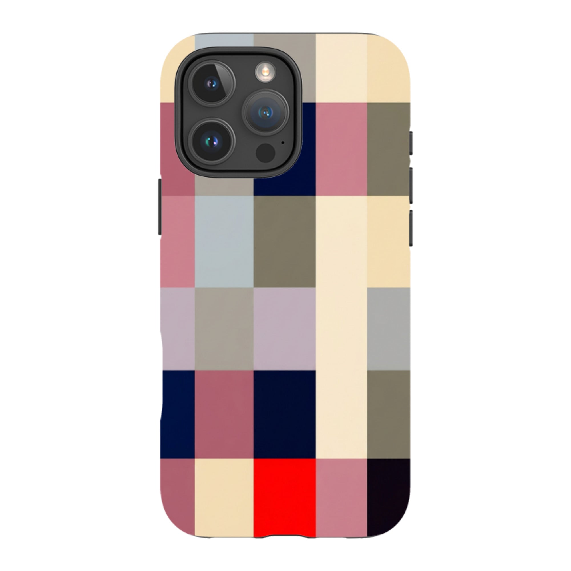 iPhone MagSafe Tough Case - Retro Plaid