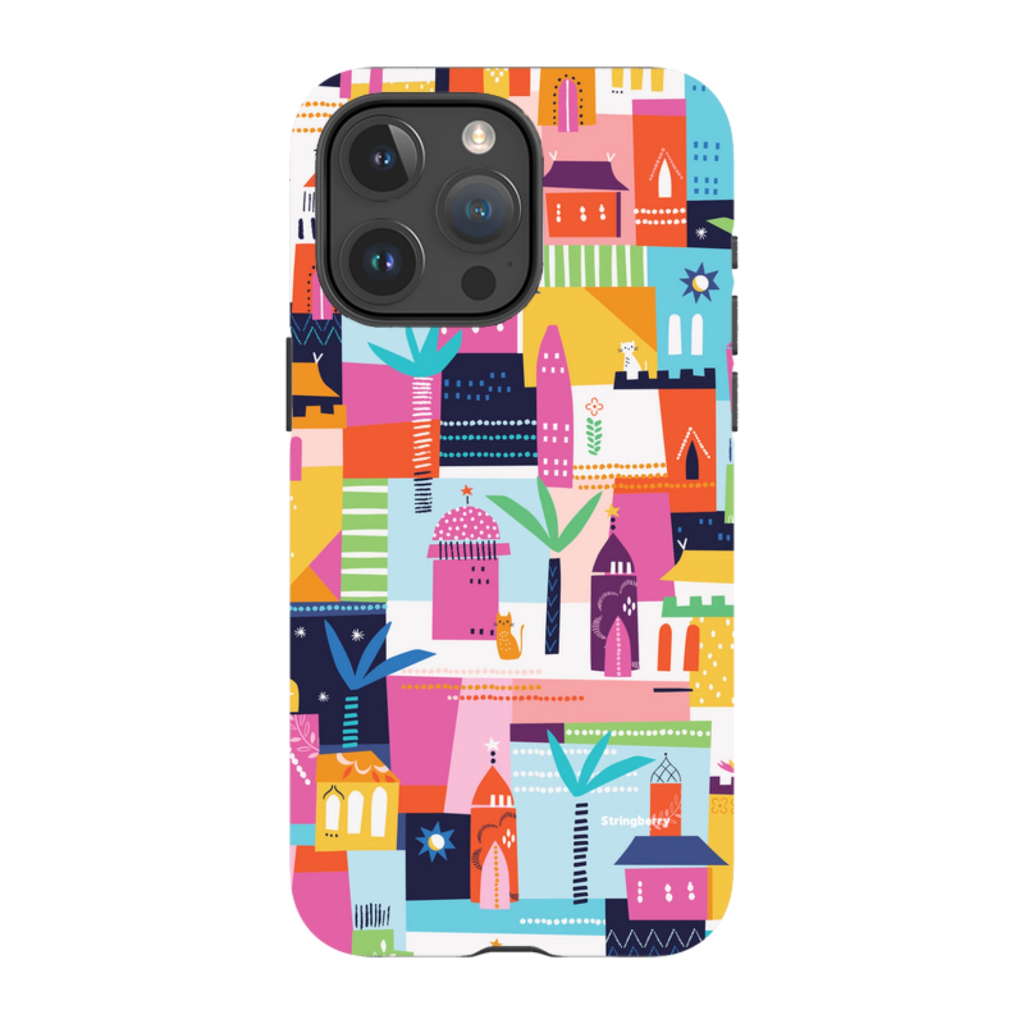 iPhone Tough Case - Houses By Ali Brookes