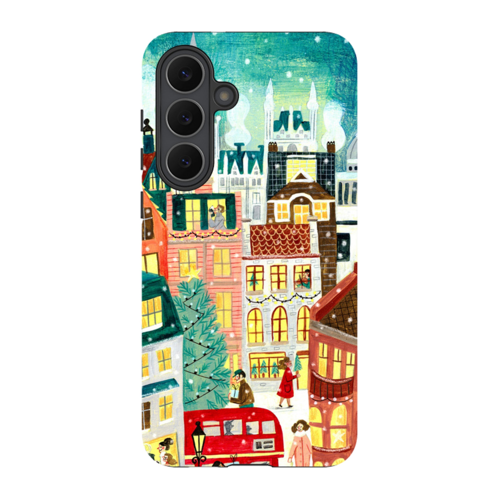 Samsung Tough Case - Xmas In London By Caroline Bonne Muller