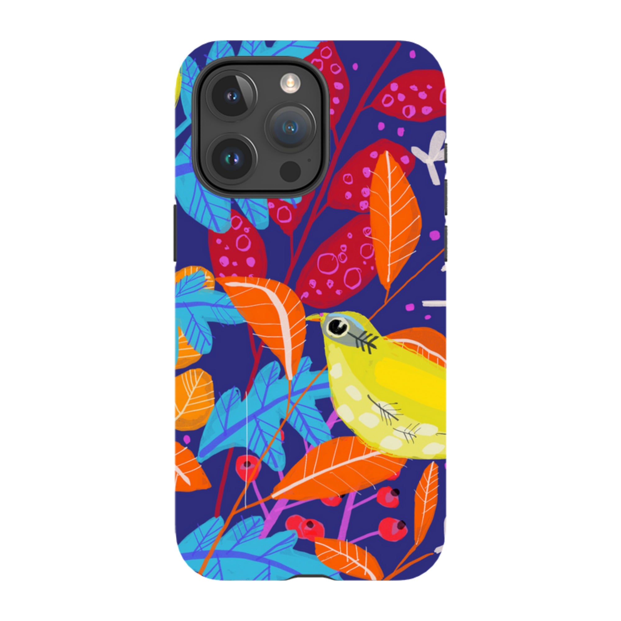 iPhone MagSafe Tough Case -  Yellow Bird By Claire West