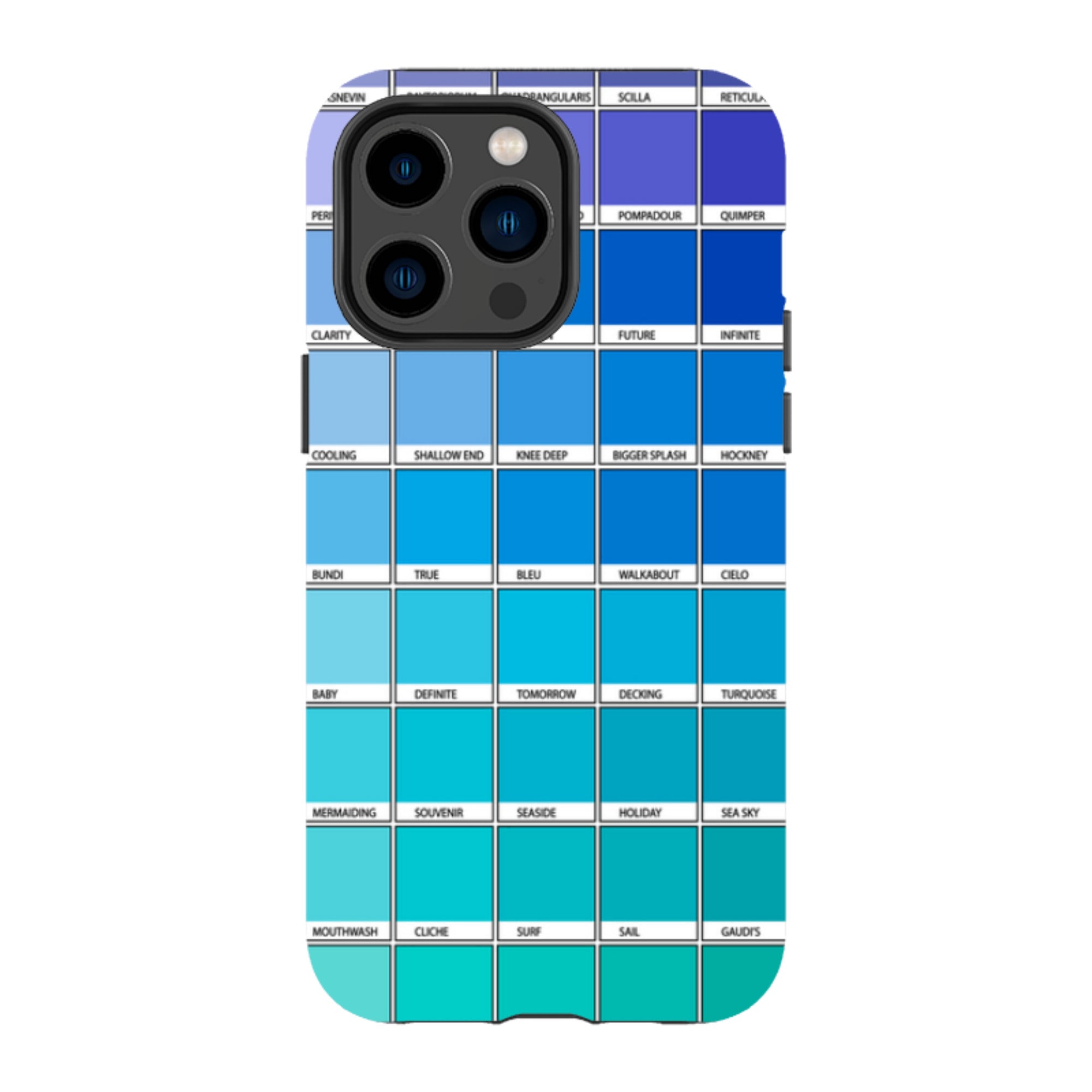iPhone MagSafe Tough Case -  Blue Chromology By Kitty Joseph