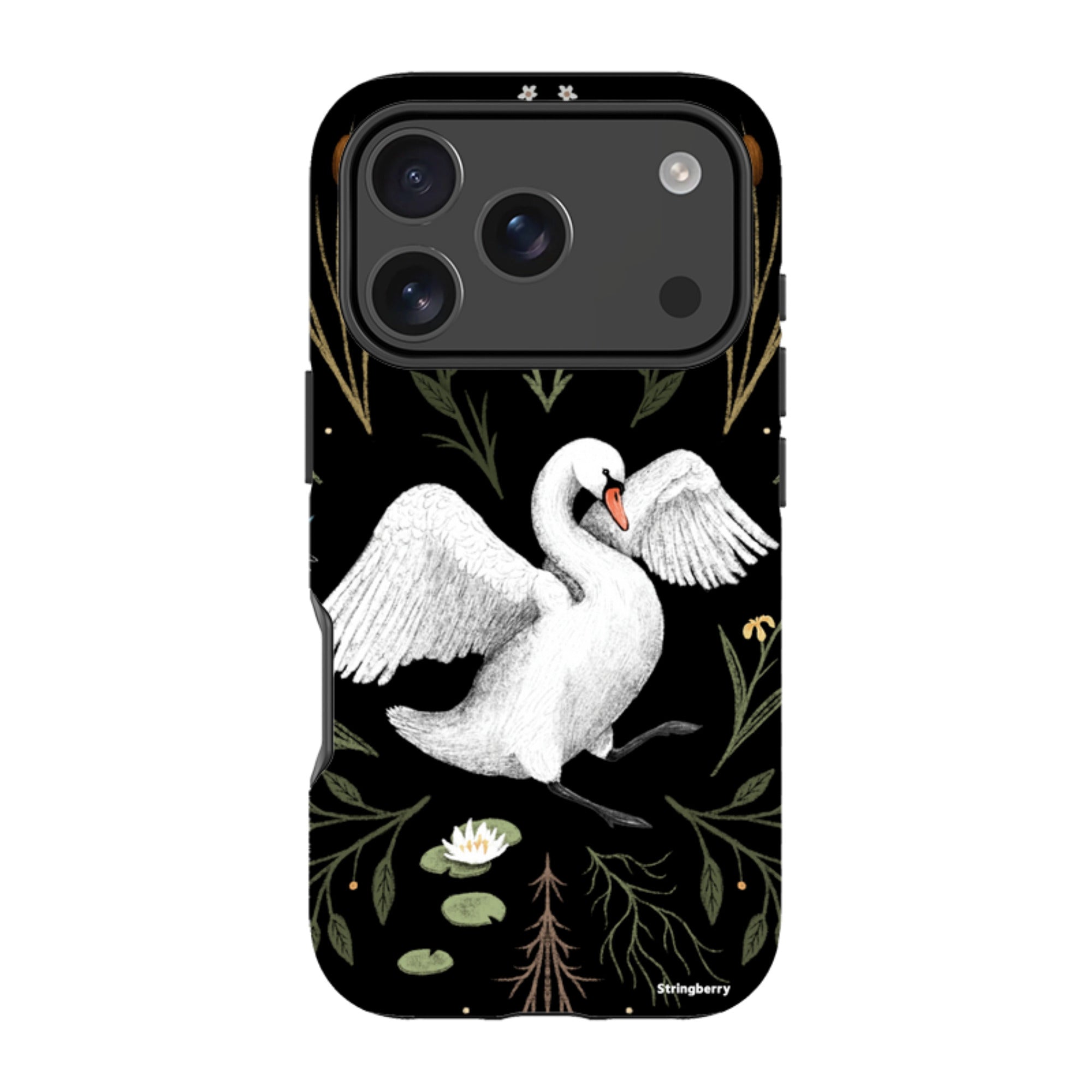iPhone MagSafe Tough Case -  Swan By Anna Stead