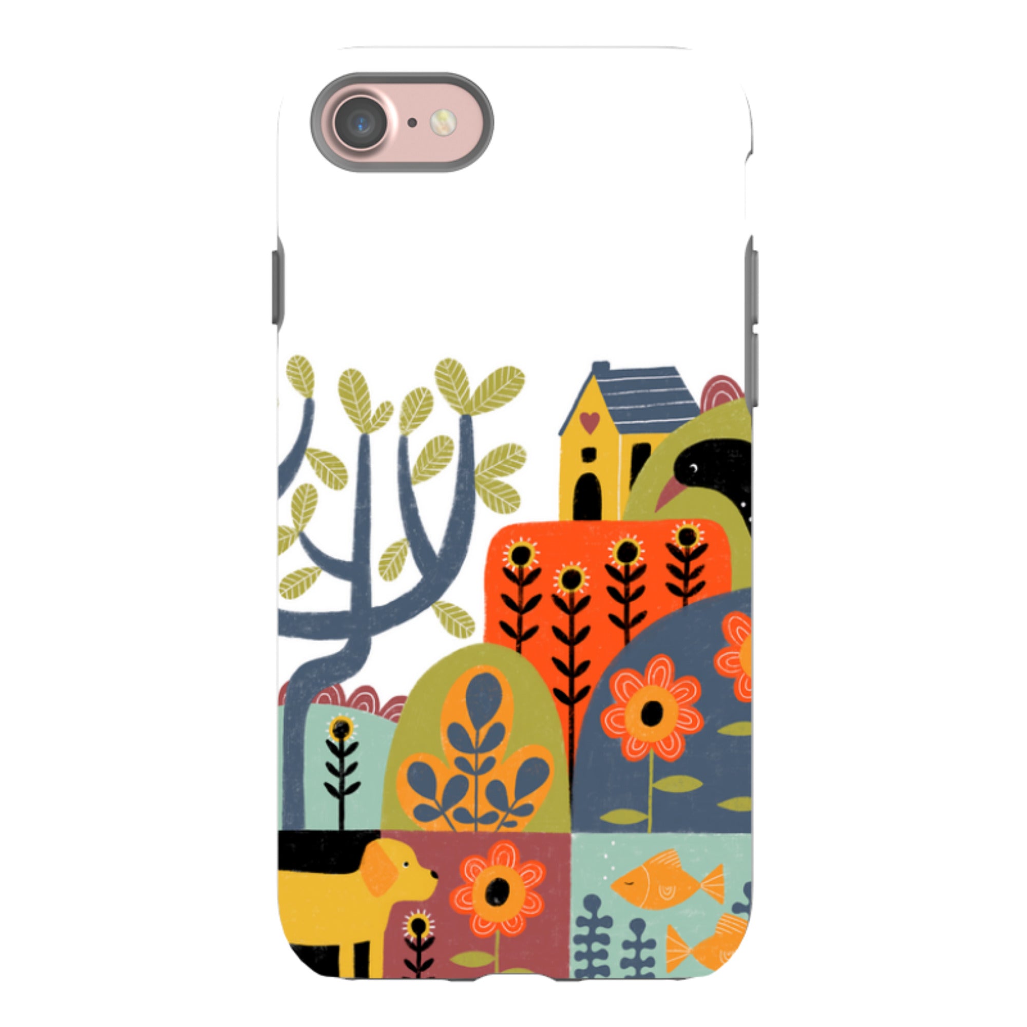 iPhone Tough Case - Folkscape By Suzy Taylor