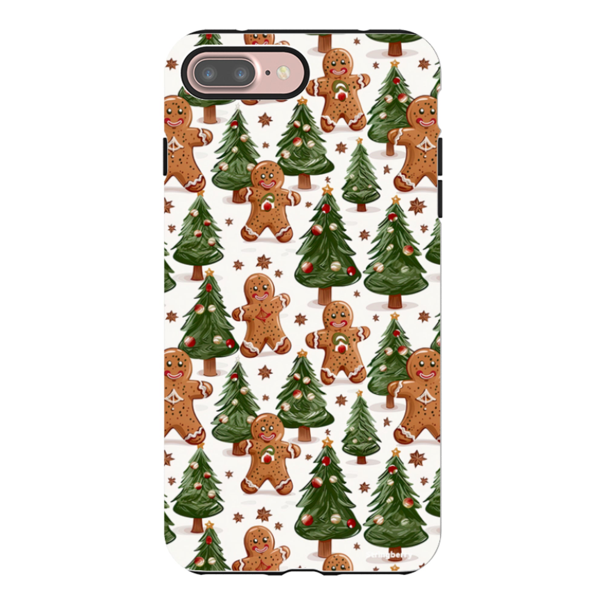 iPhone Tough Case - Ginger Bread Xmas III