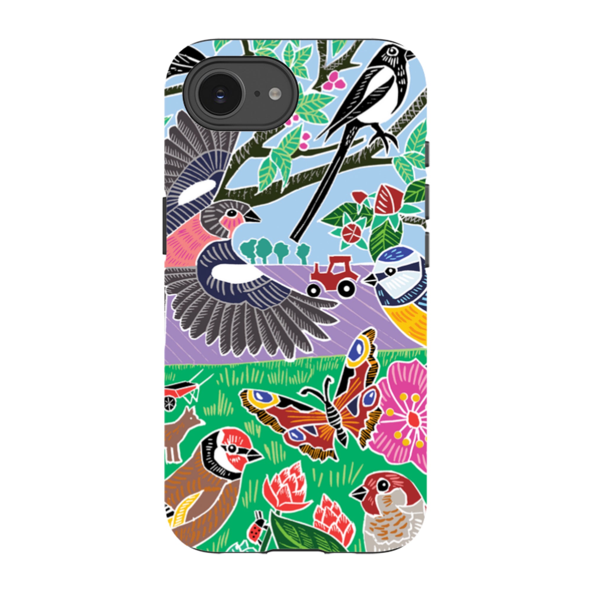 iPhone Tough Case - Garden Bird Jigsaw B By Kate Heiss