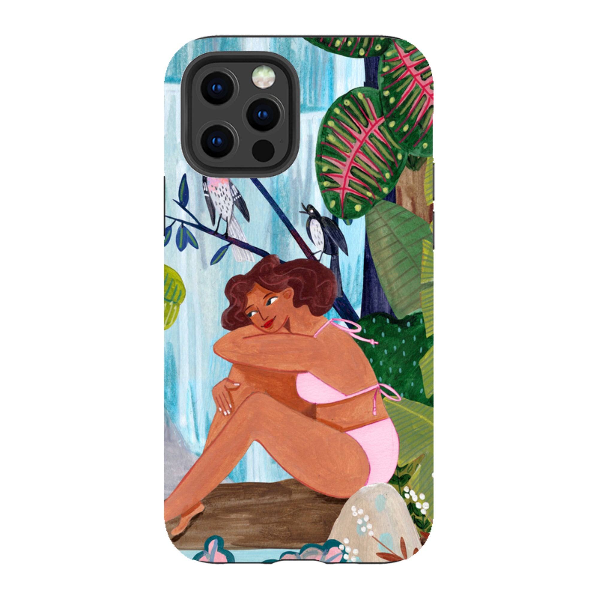 iPhone Tough Case - Waterfall By Caroline Bonne Muller