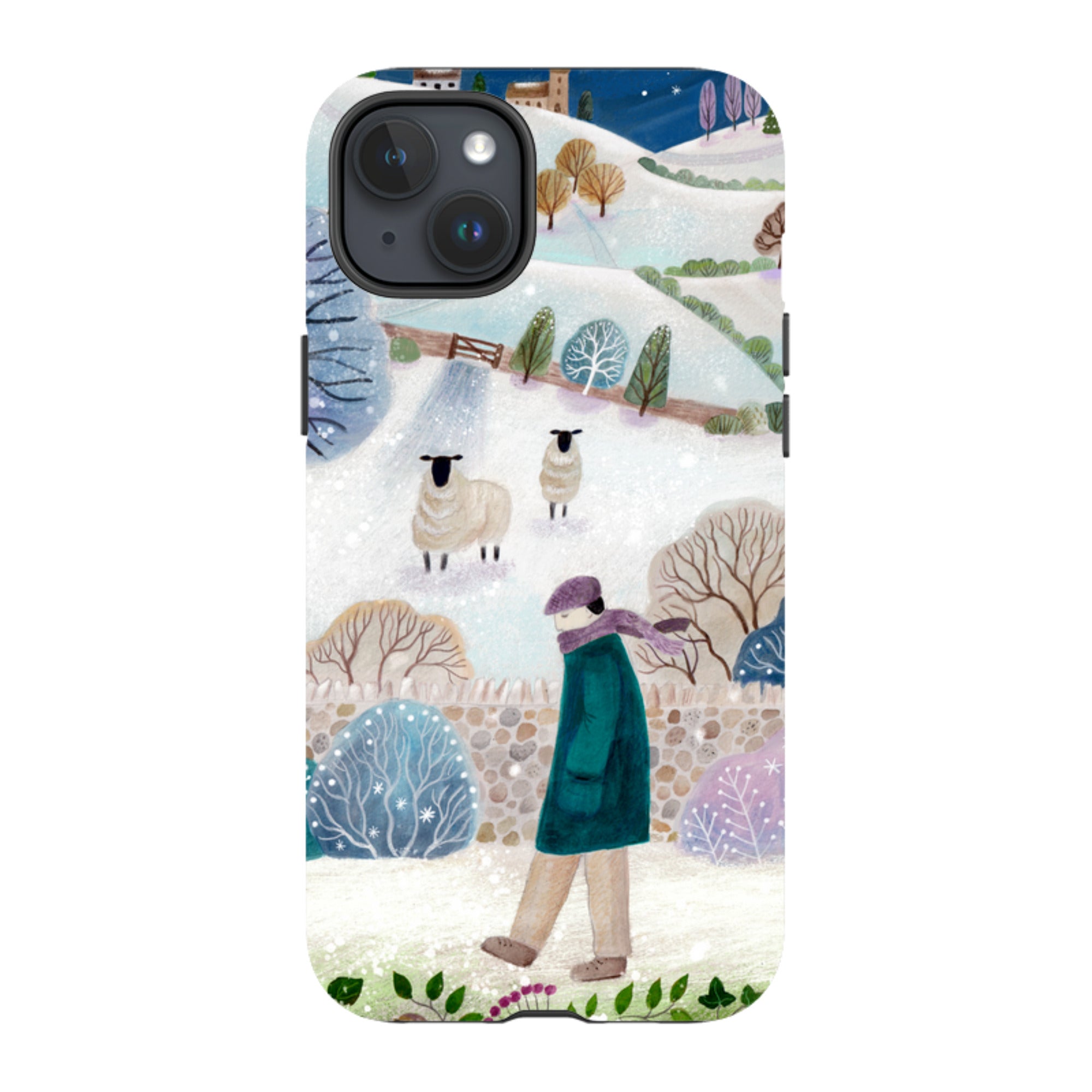 iPhone MagSafe Tough Case -  Across Snowy Fields By Bex Parkin
