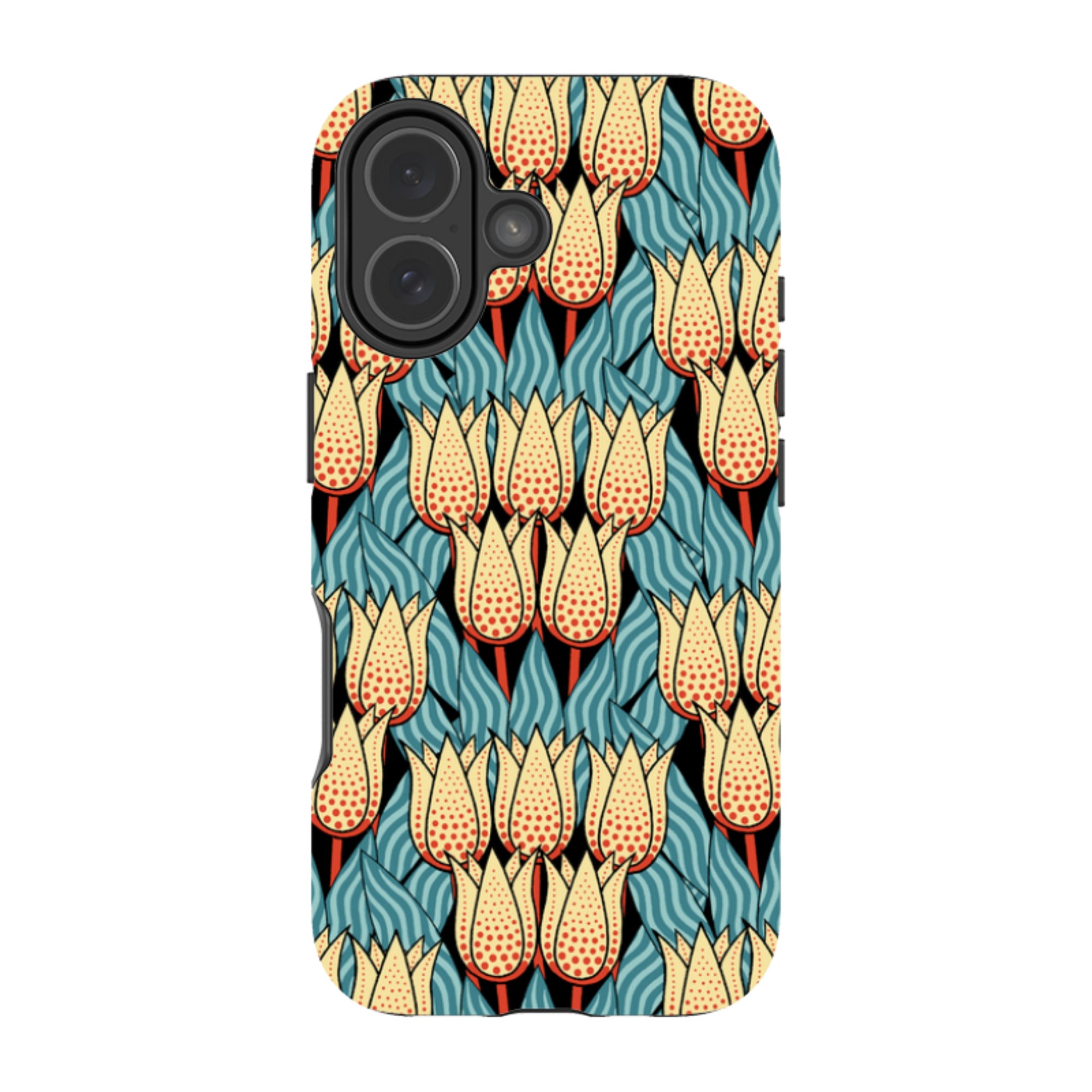 iPhone Tough Case - Spotty Tulip By Cressida Bell