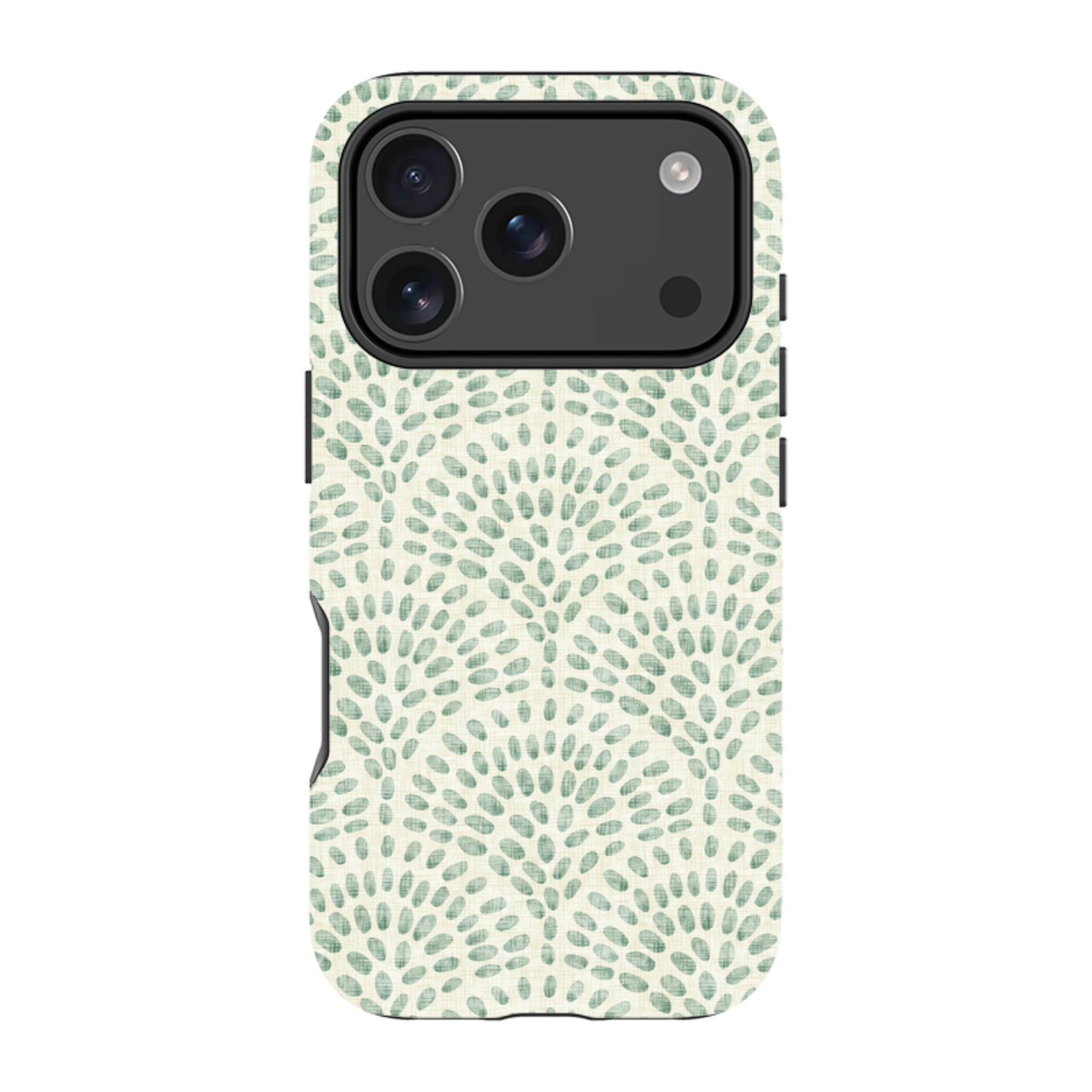 iPhone MagSafe Tough Case - Scallop - Sage By Katherine Quinn
