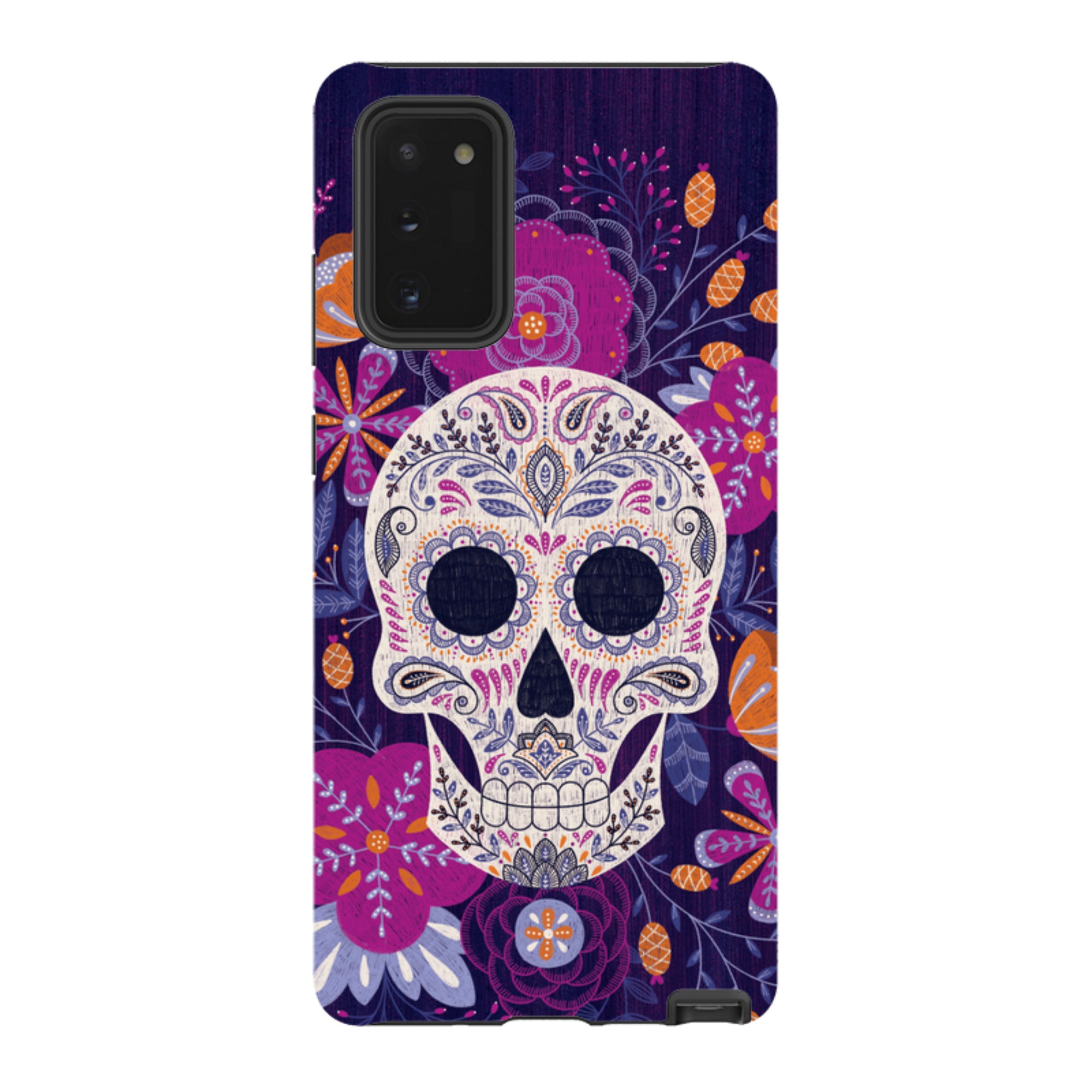 Samsung Tough Case - Sugar Skull By Jenny Zemanek