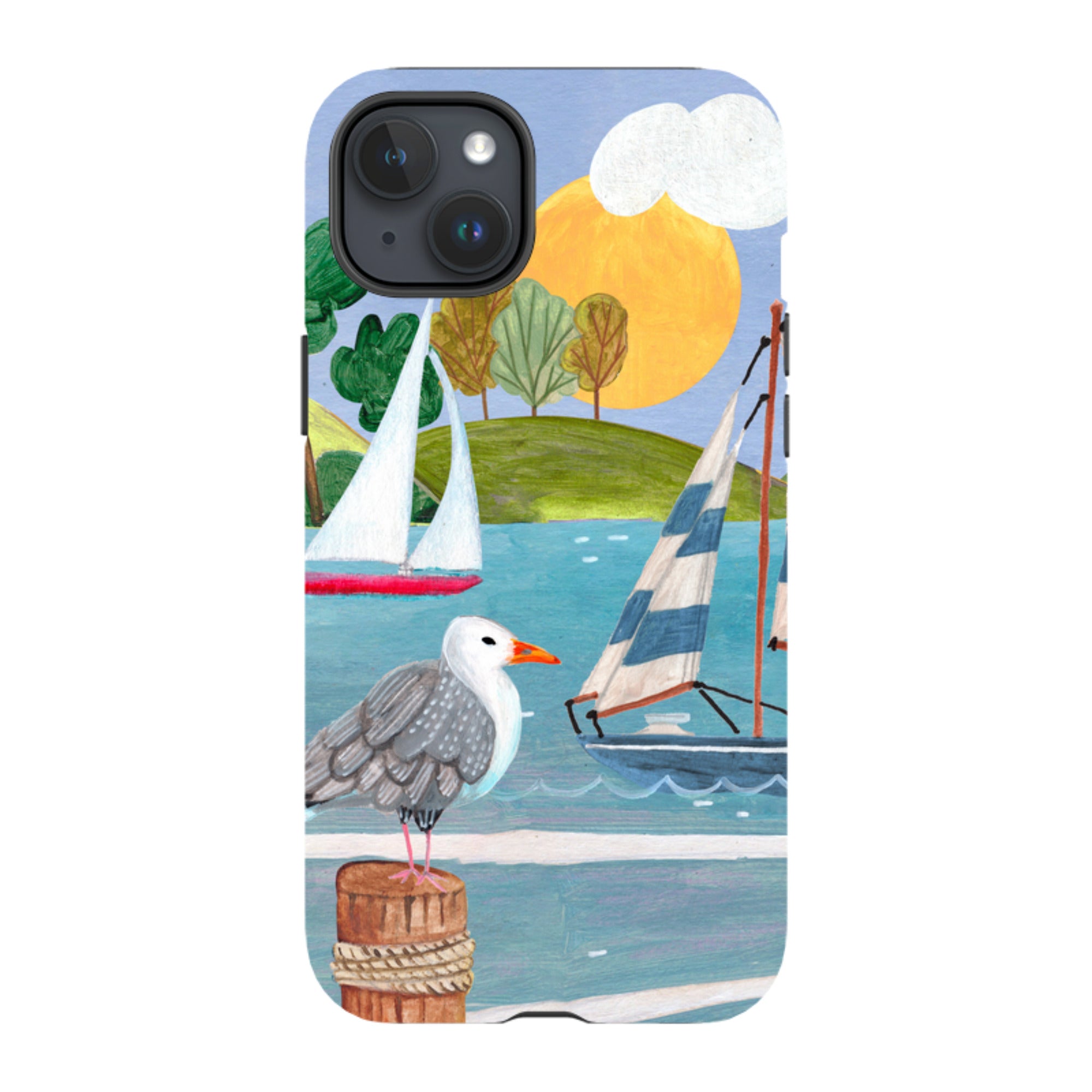 iPhone MagSafe Tough Case -  Sailing By Caroline Bonne Muller