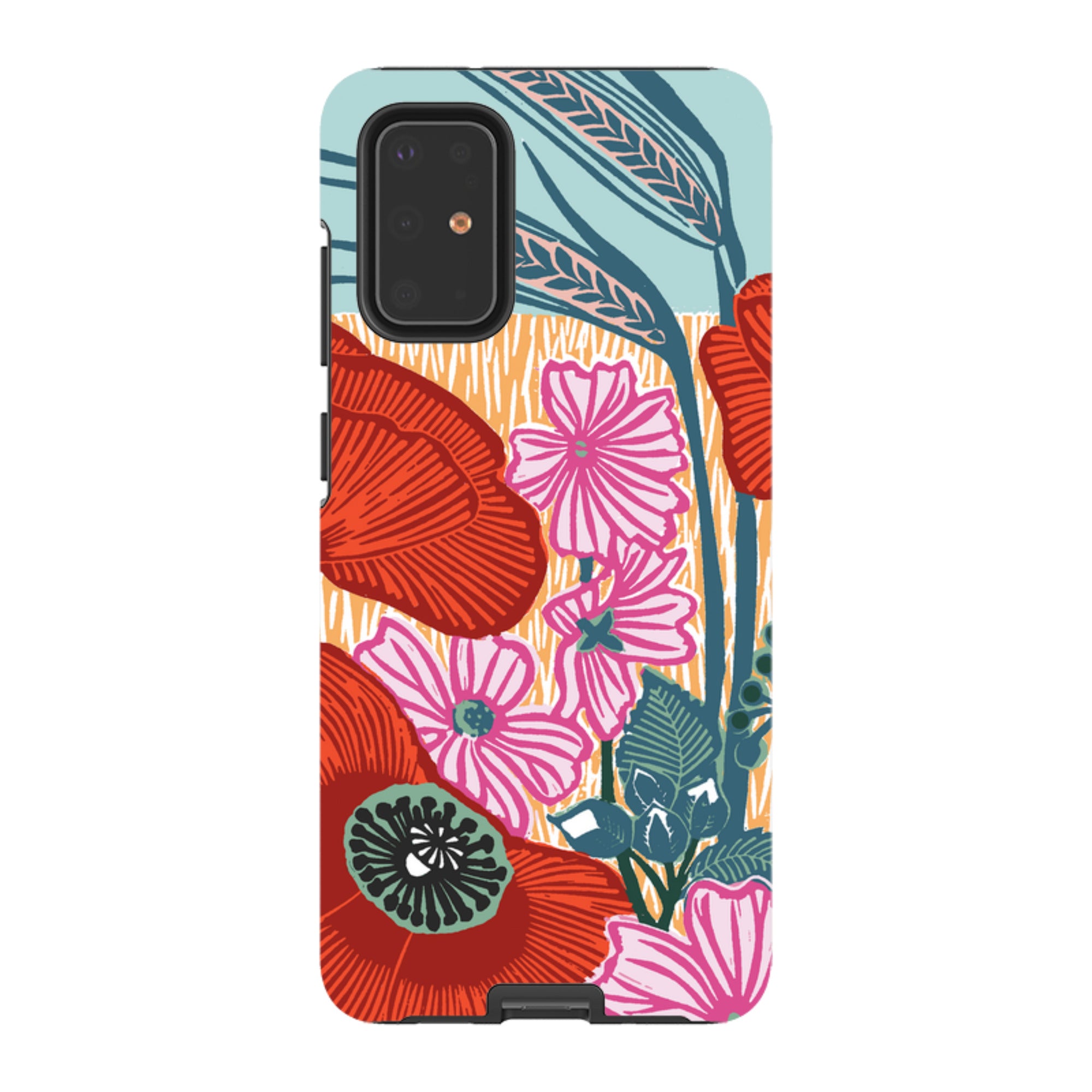 Samsung Tough Case - Wild Poppies By Kate Heiss