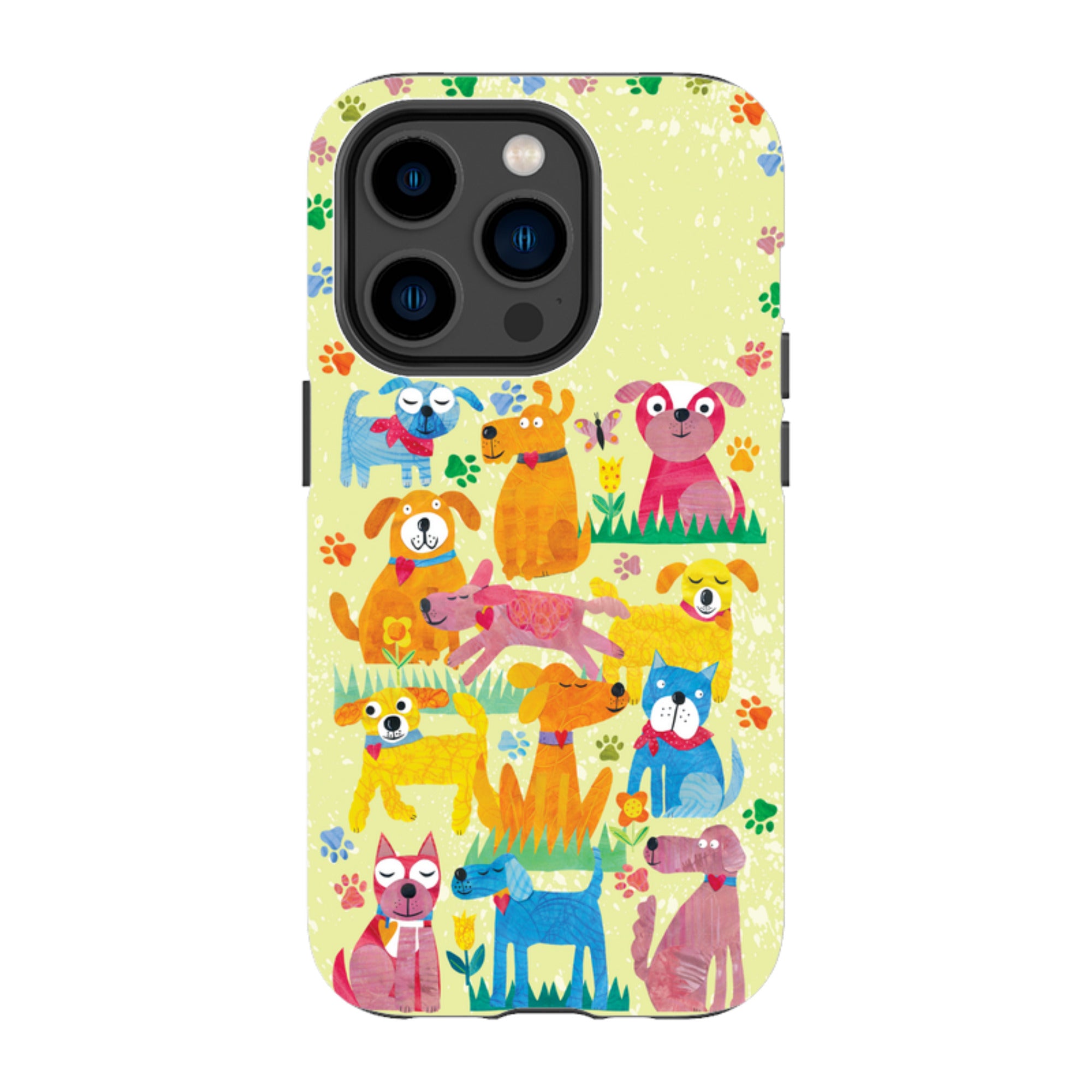 iPhone Tough Case - Dogs in the park By Tracey English
