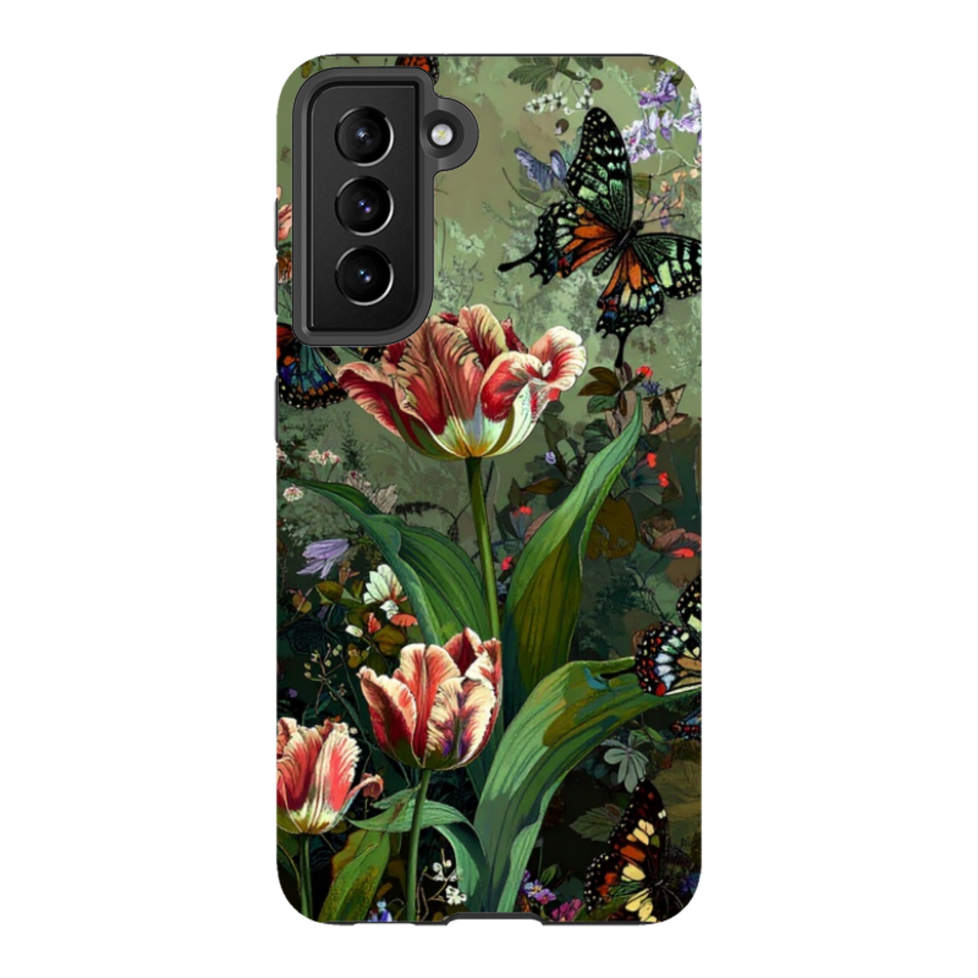 Samsung Tough Case - Green Vyne Butterflies