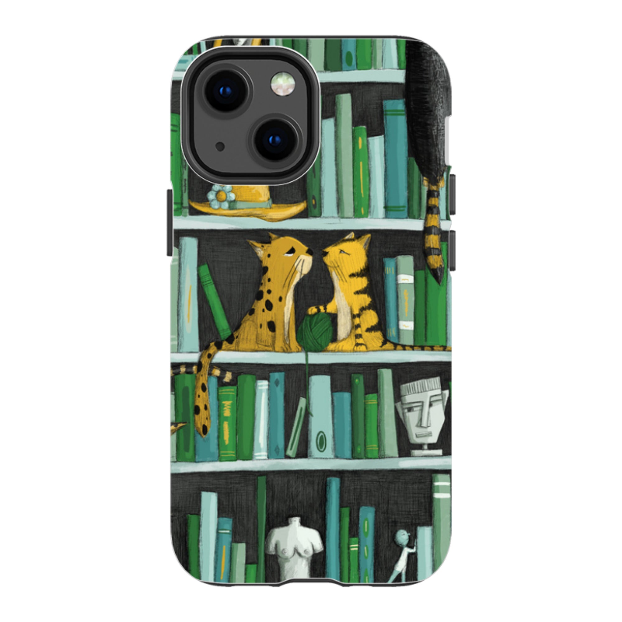 iPhone Tough Case - Library Friends By Maja Lindberg