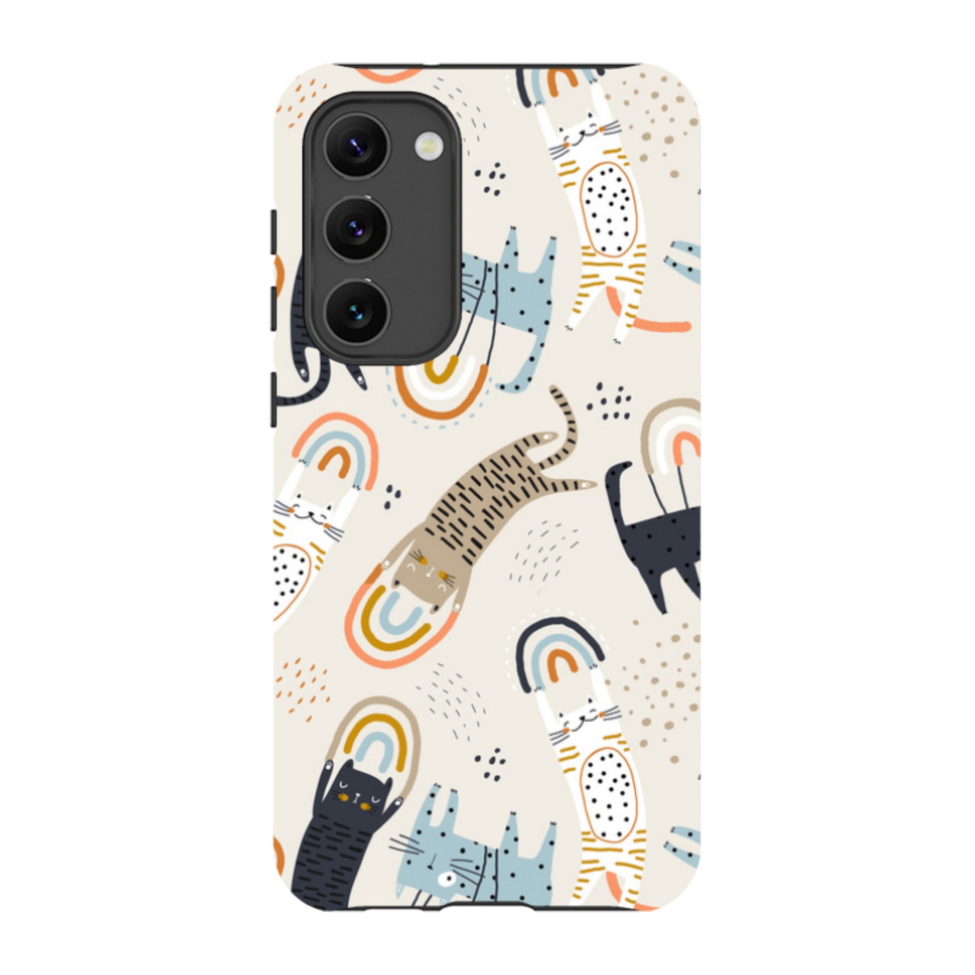 Samsung Tough Case - Rainbow Cats