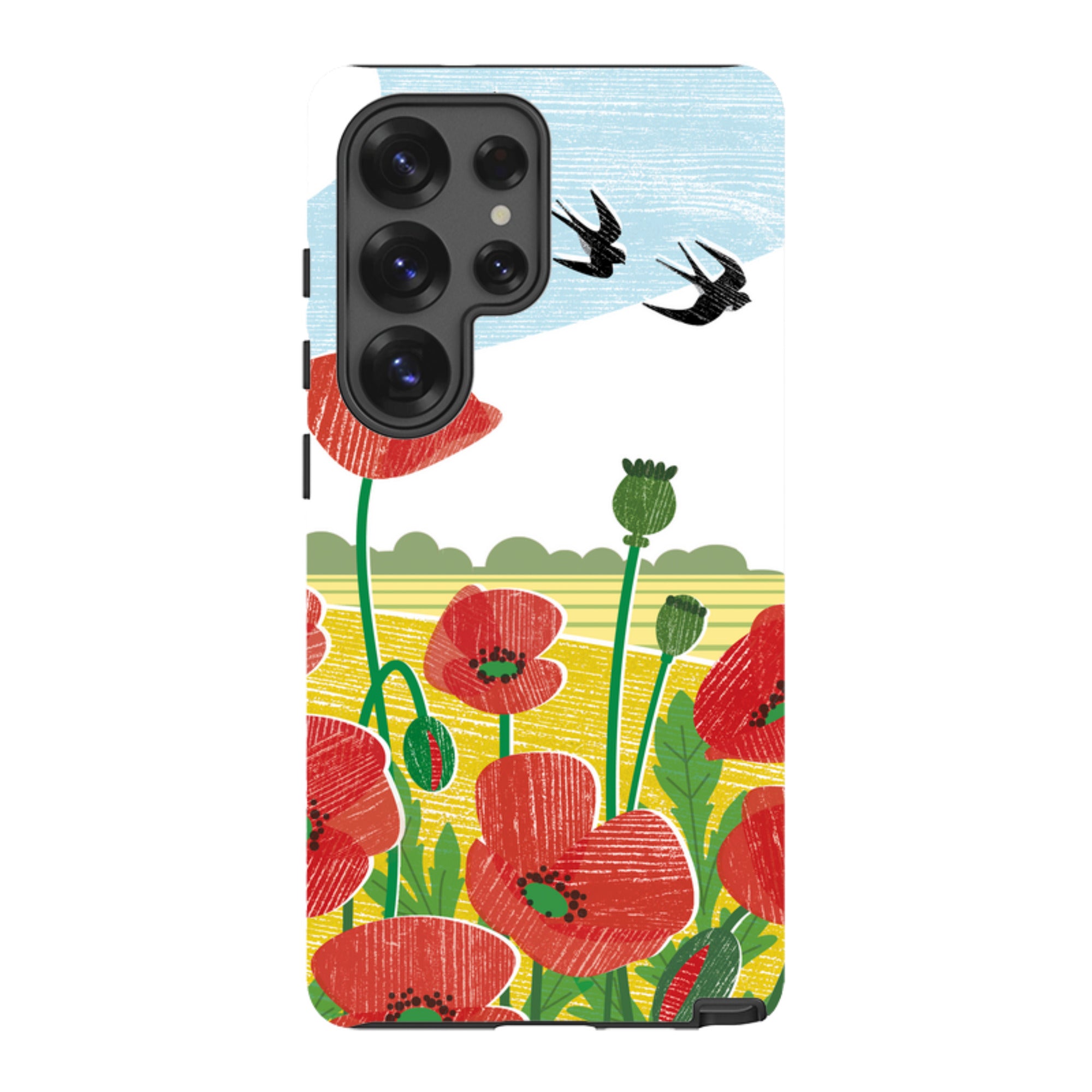 Samsung Tough Case - Poppy Fields By Liane Payne