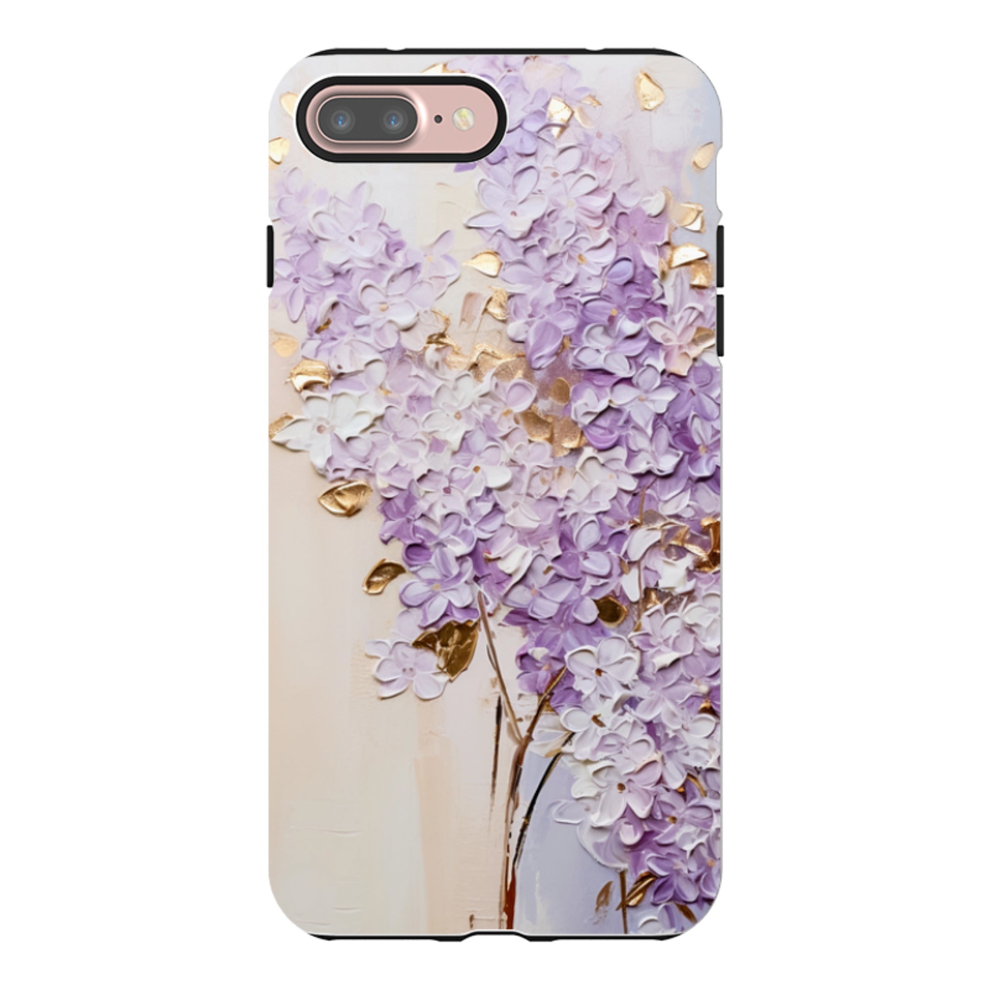 iPhone Tough Case - Purple Floral