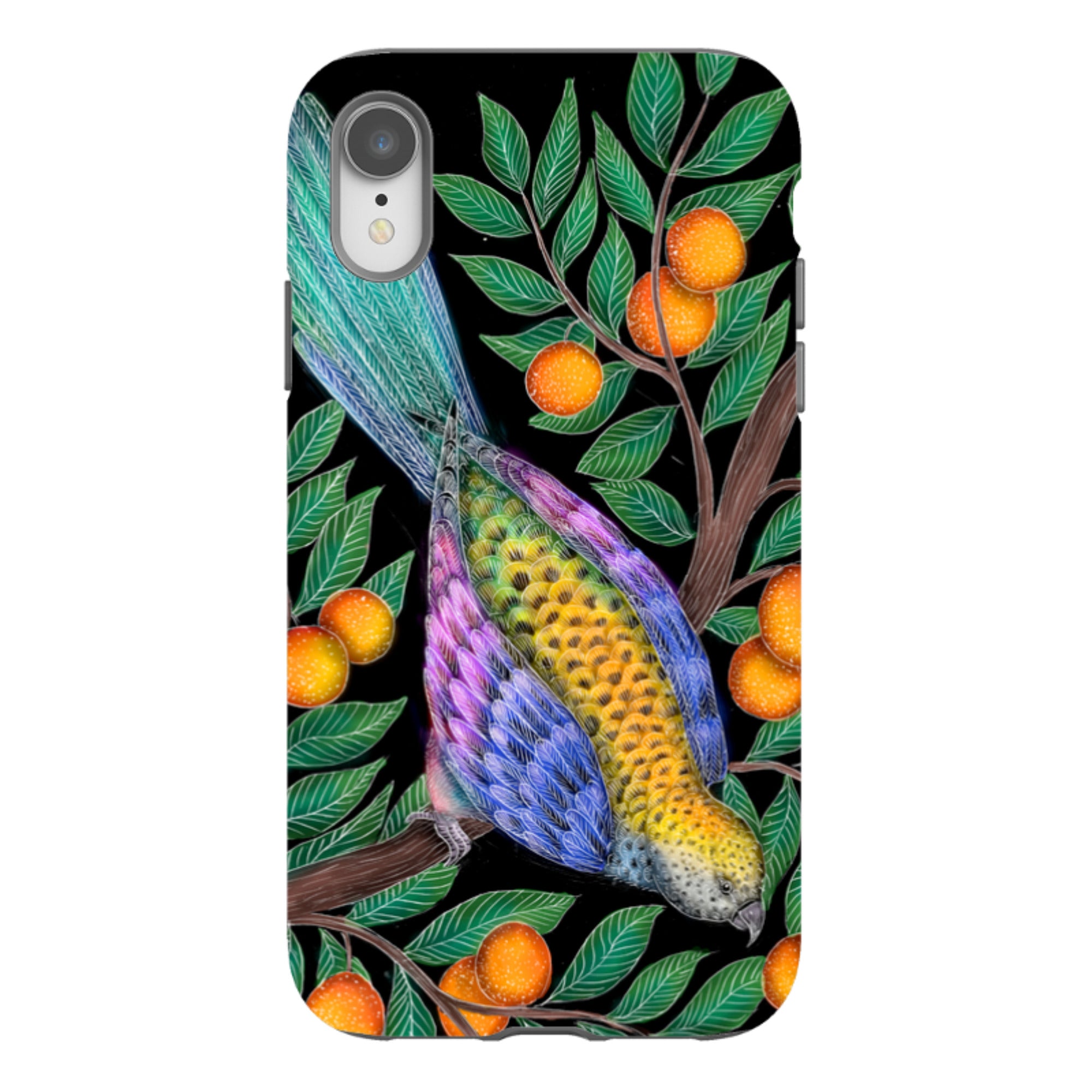 iPhone Tough Case - Parrot By Catherine Rowe