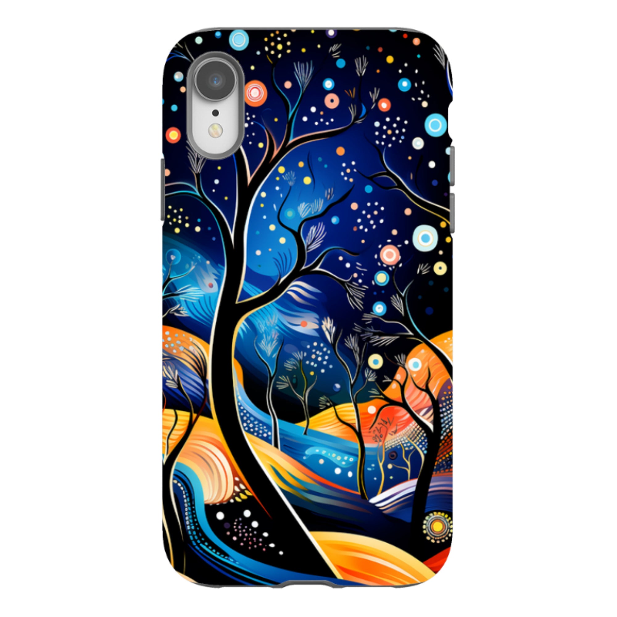 iPhone Tough Case -Rainbow Night Stars