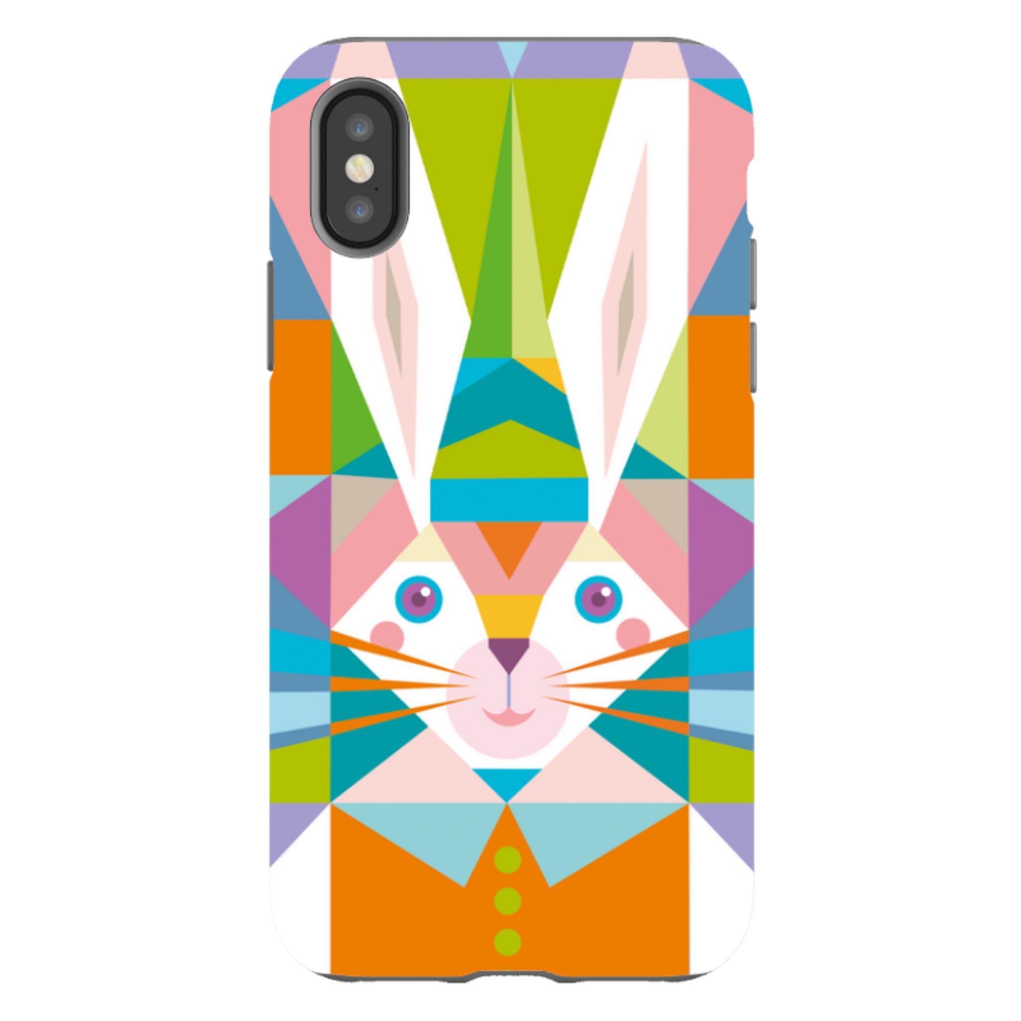 iPhone Tough Case - Bunny By Patternistas