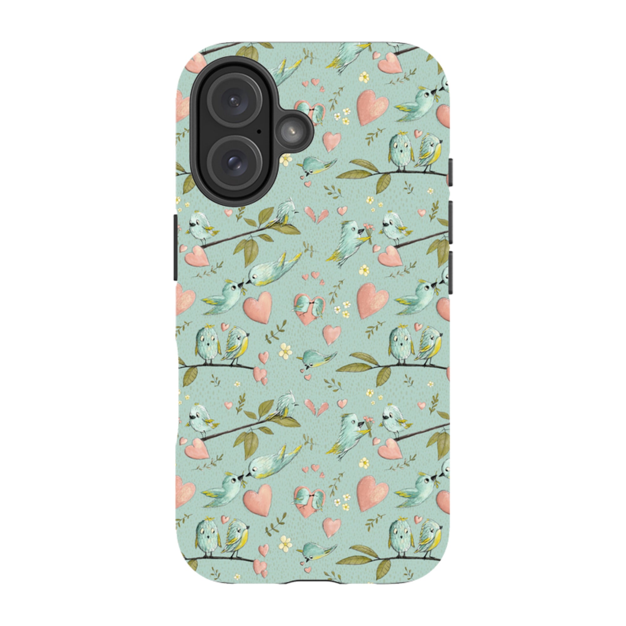 iPhone Tough Case - Love Is In The Air Pattern By Maja Lindberg