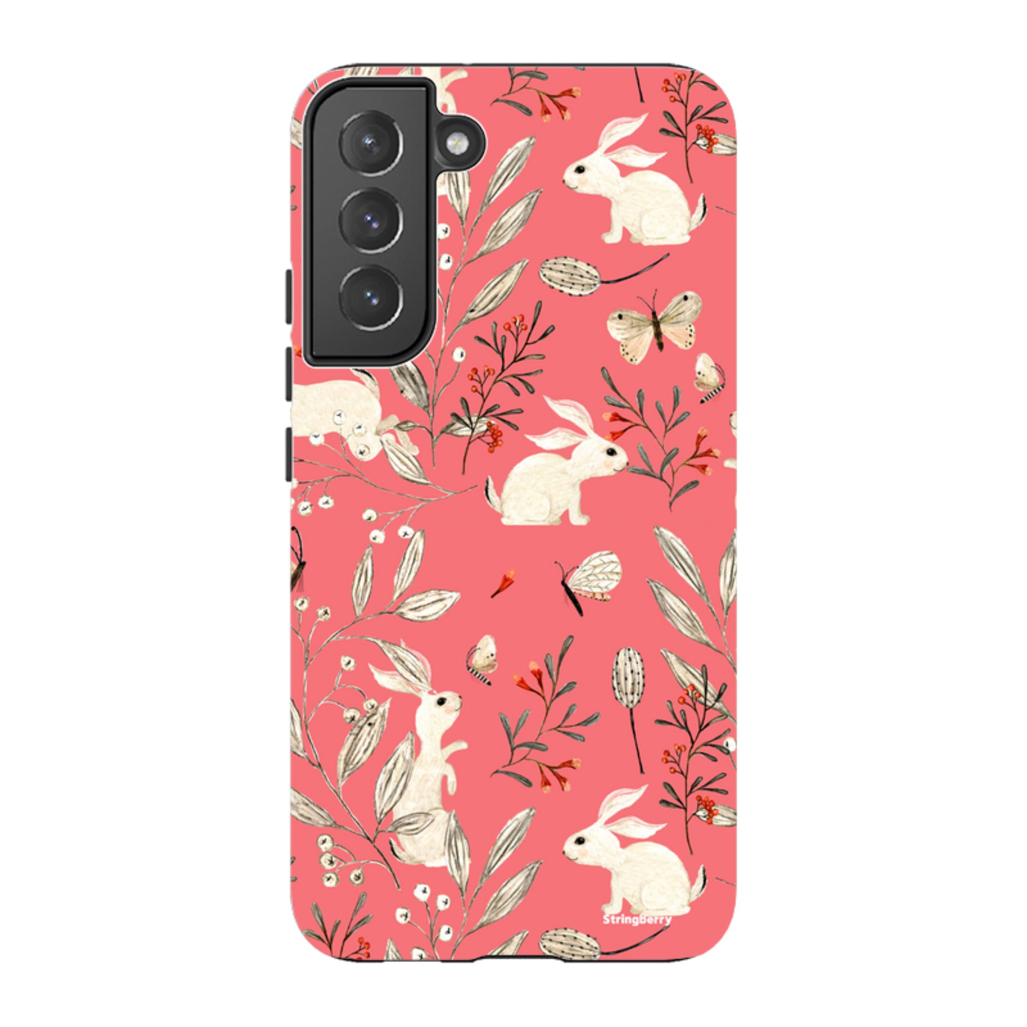 Samsung Tough Case - Bunnies Raspberries By Katherine Quinn
