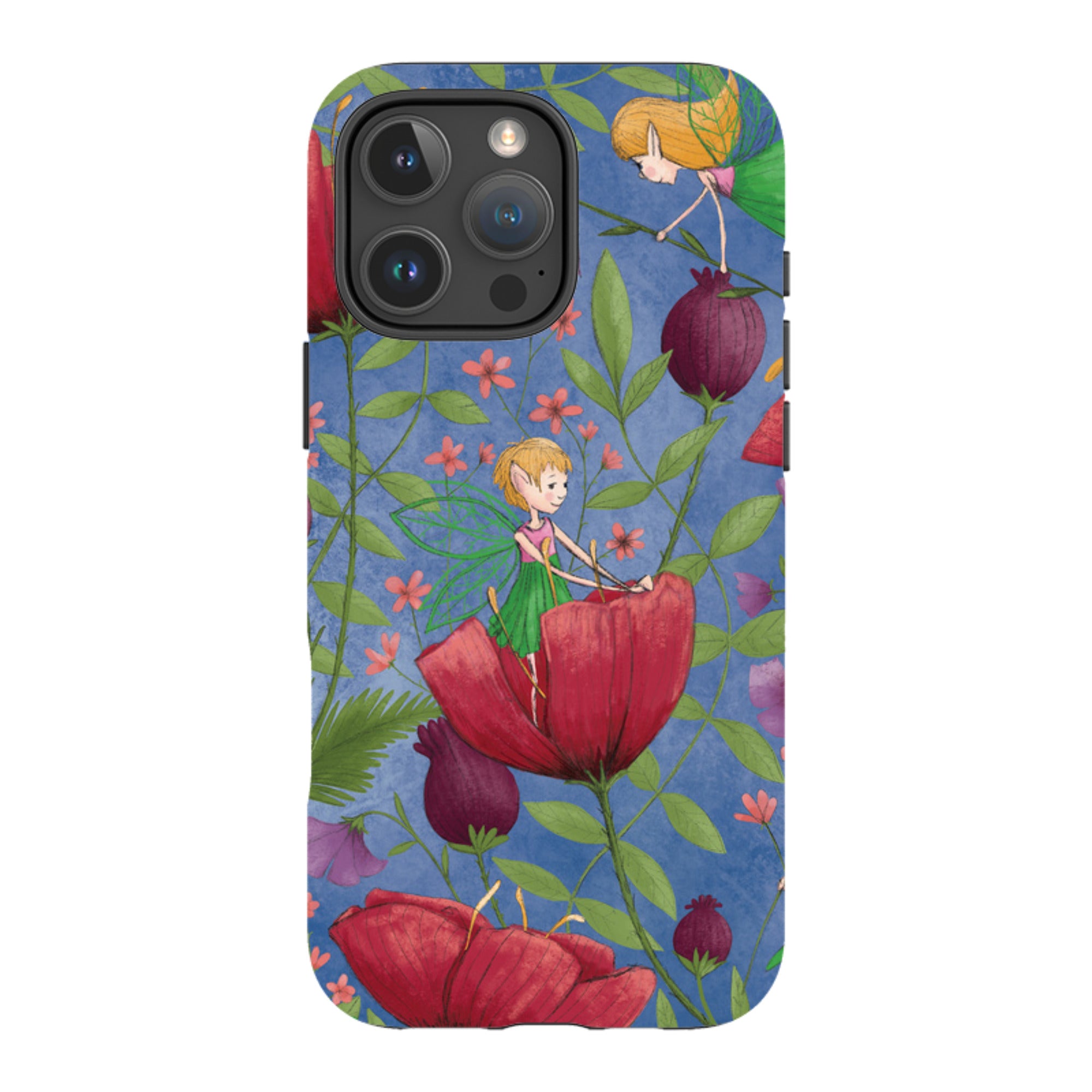 iPhone Tough Case - Fairies And Flowers By Maja Lindberg