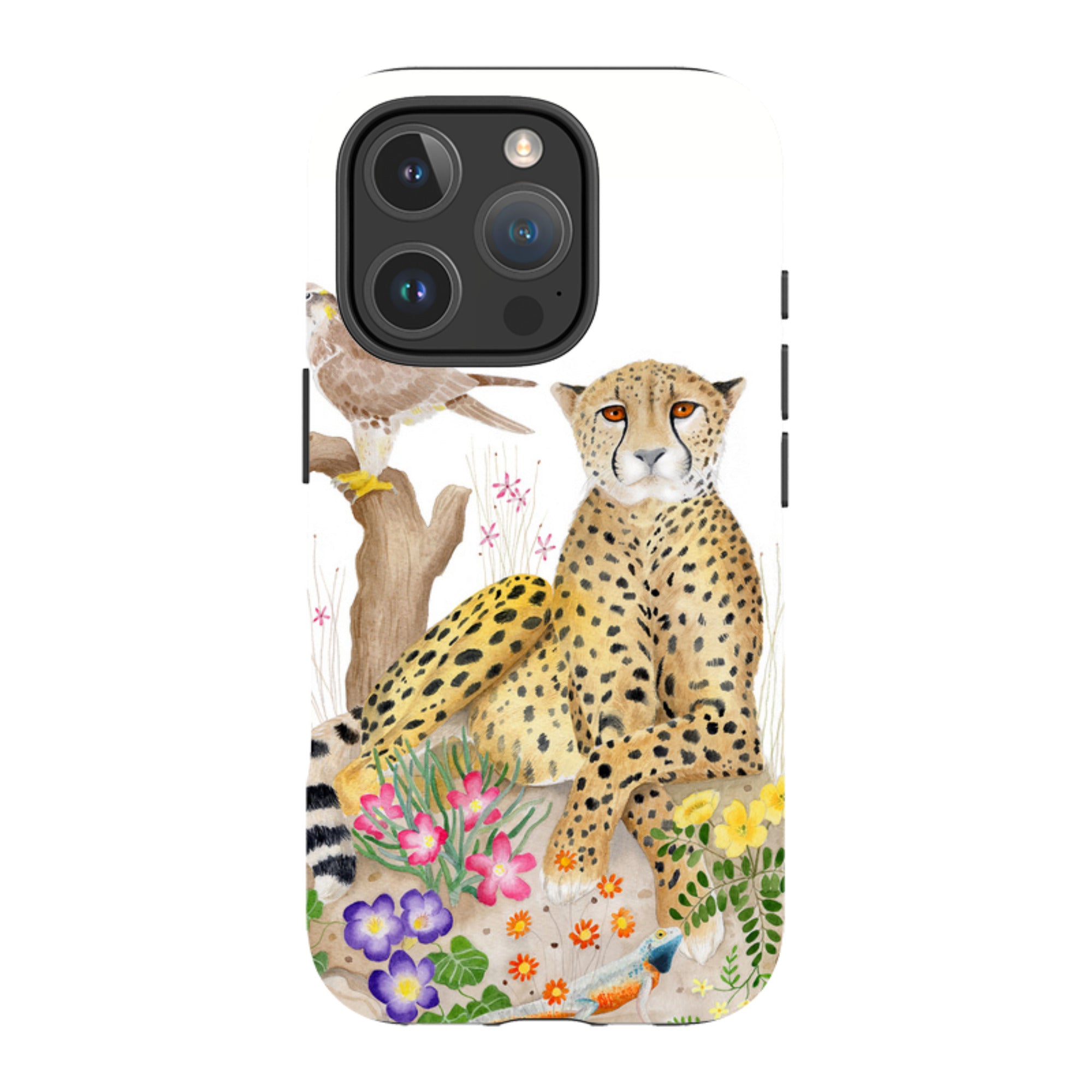 iPhone Tough Case - Botswana Cheetah By Bex Parkin