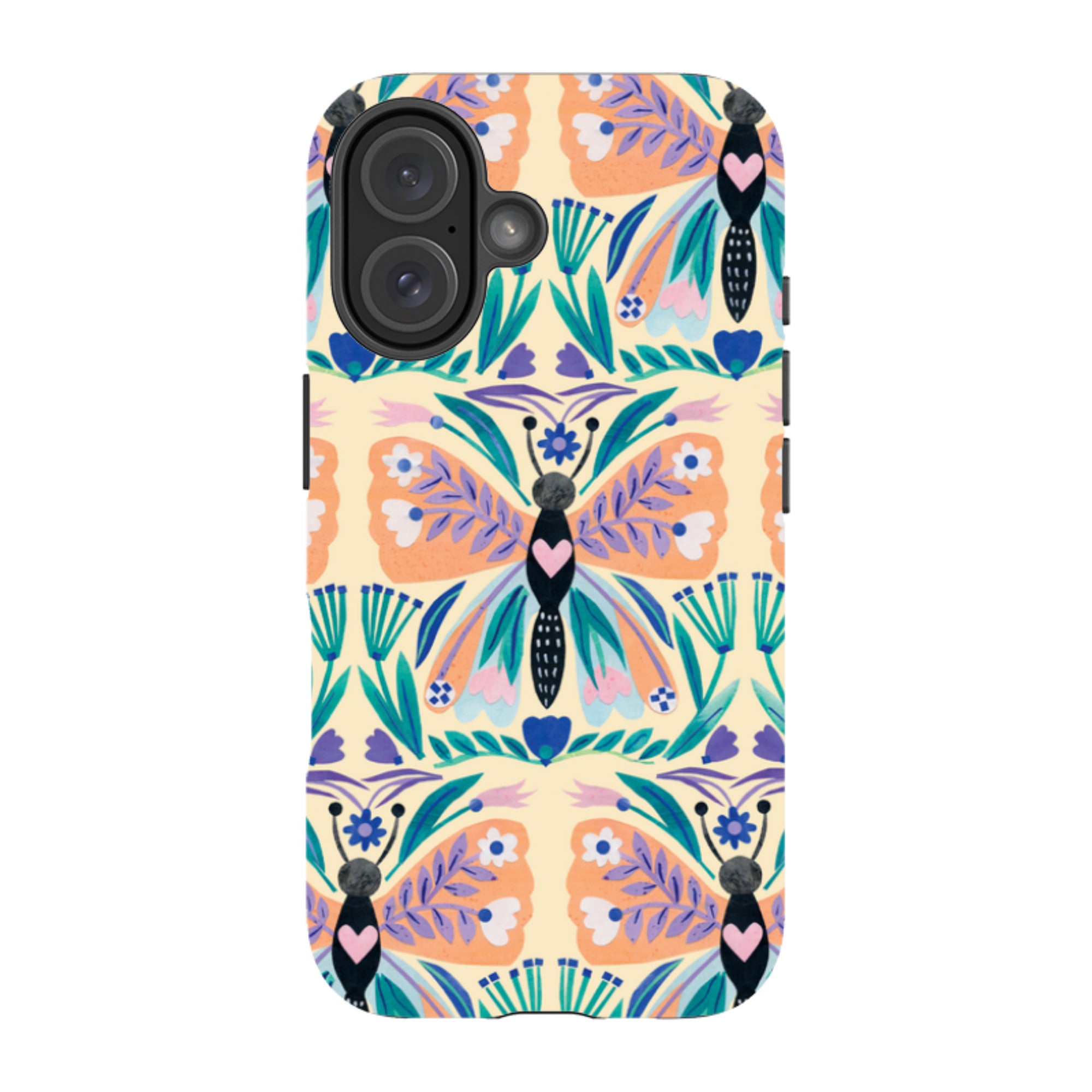 iPhone Tough Case - All Over Butterfly By Tracey English