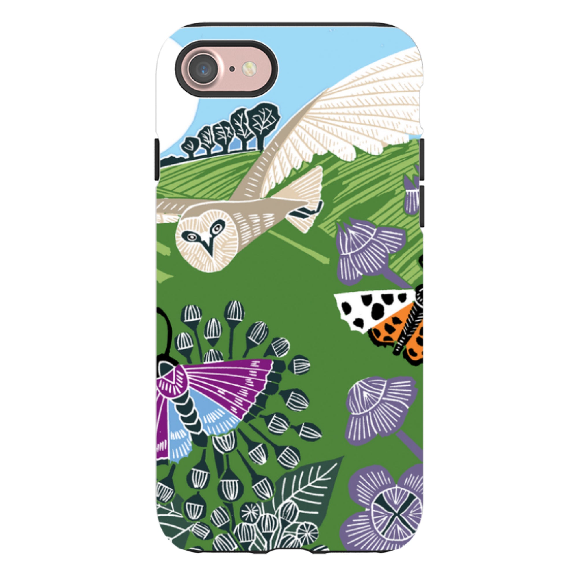 iPhone Tough Case - Morning Barn Owl By Kate Heiss