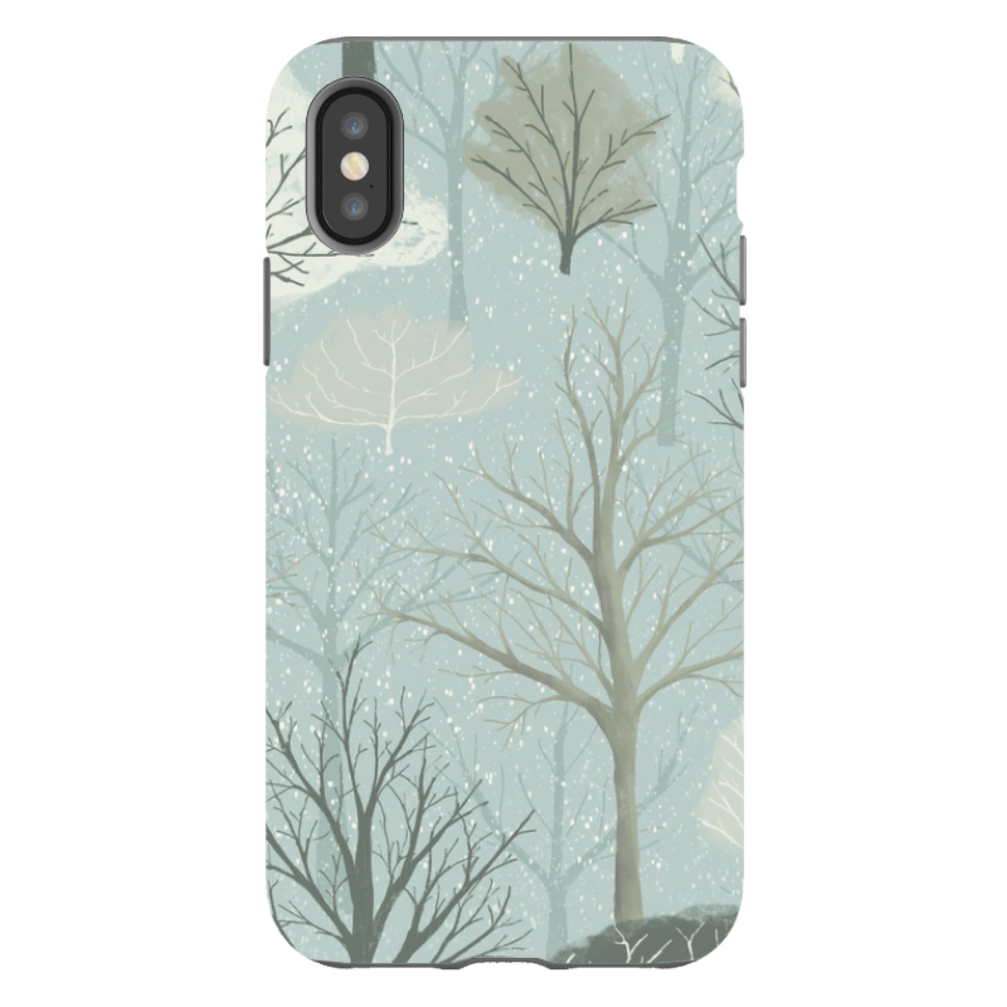 iPhone Tough Case - Winter Trees By Maja Lindberg