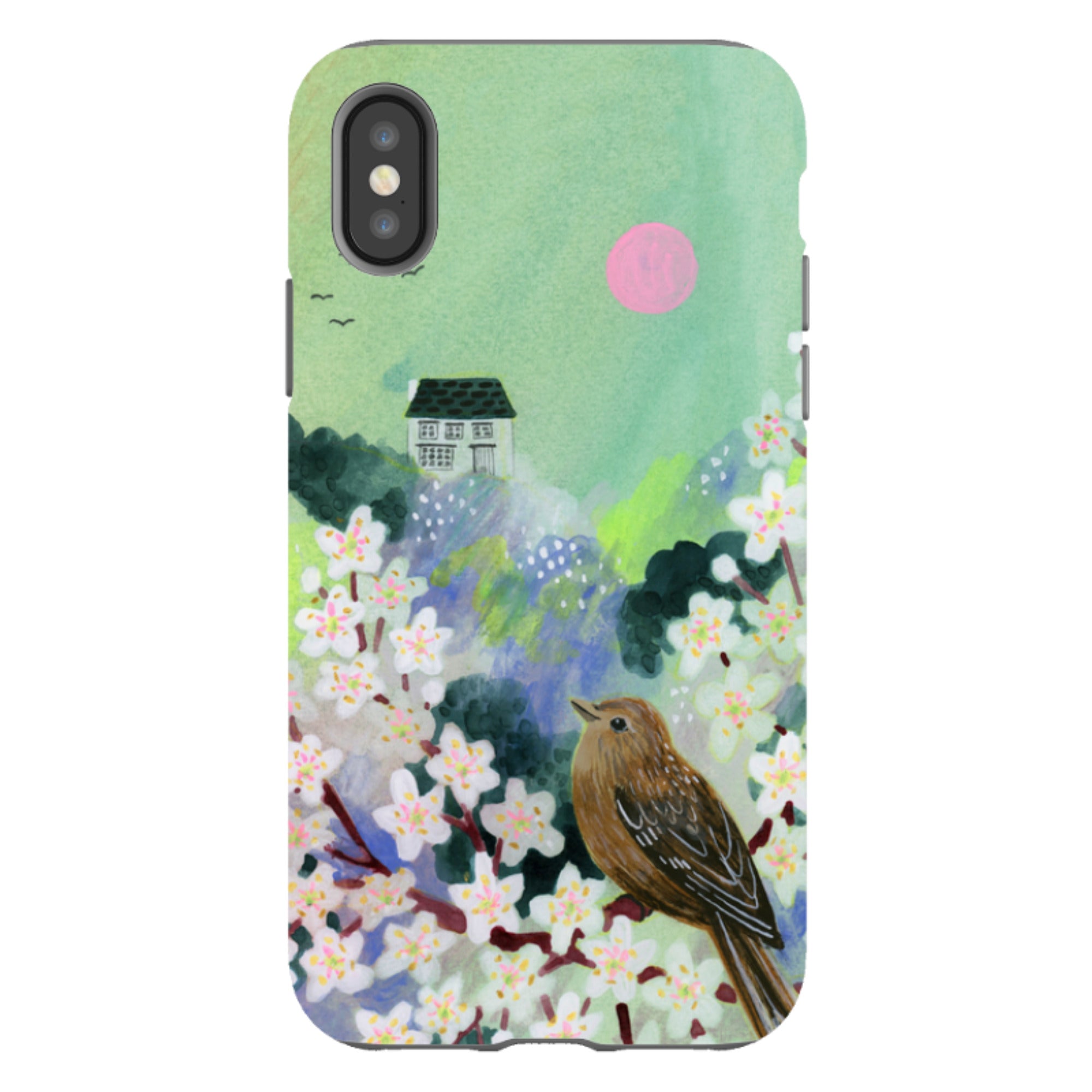 iPhone Tough Case - Blackthorn in the Valley By Lee Foster Wilson