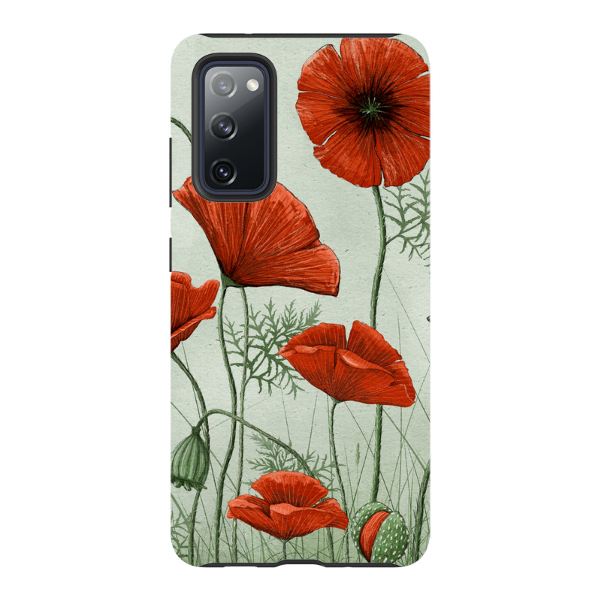 Samsung Tough  Case - Poppies By Maja Lindberg