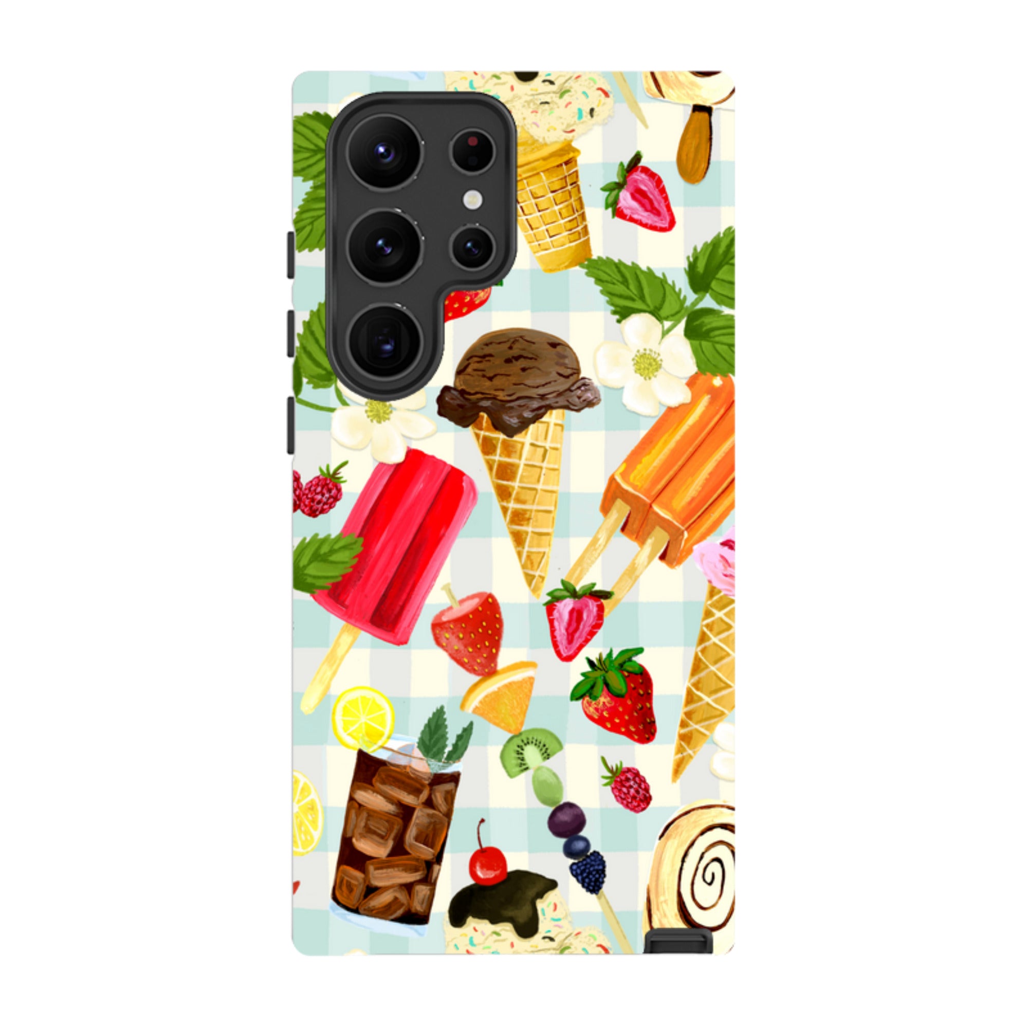 Samsung Tough Case - Ice Floral By Abby Jacobs