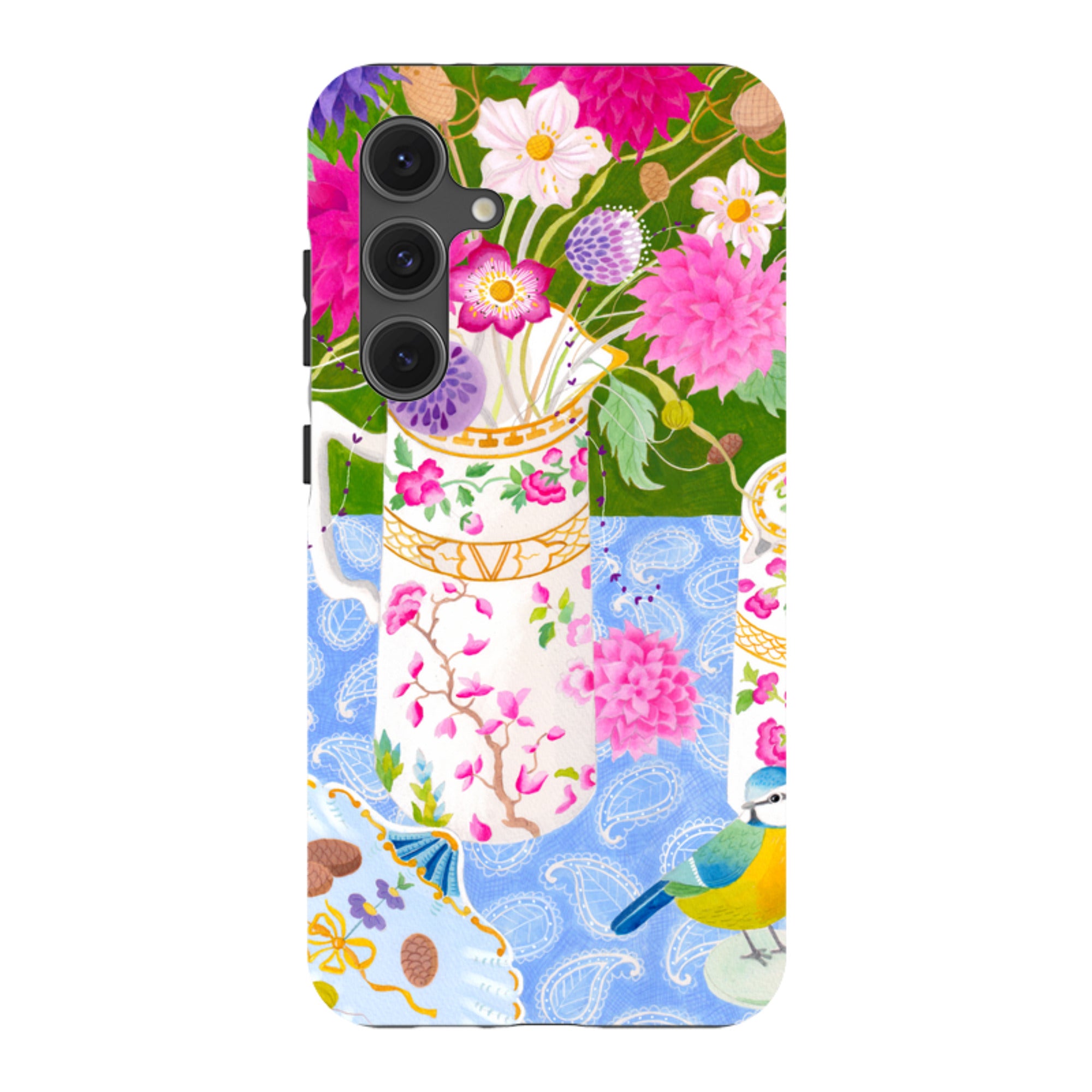 Samsung Tough Case - Dahlias By Bex Parkin