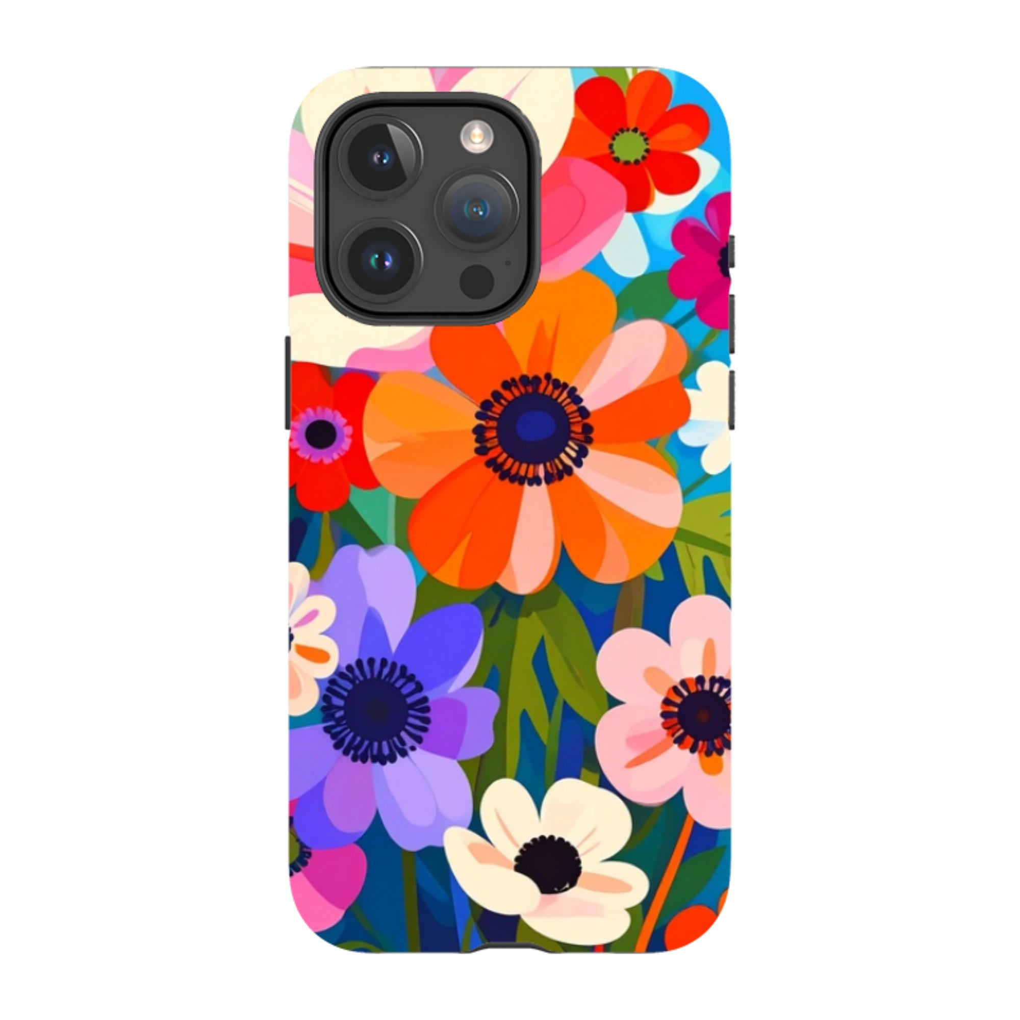 iPhone Tough Case - Angel Summer Floral