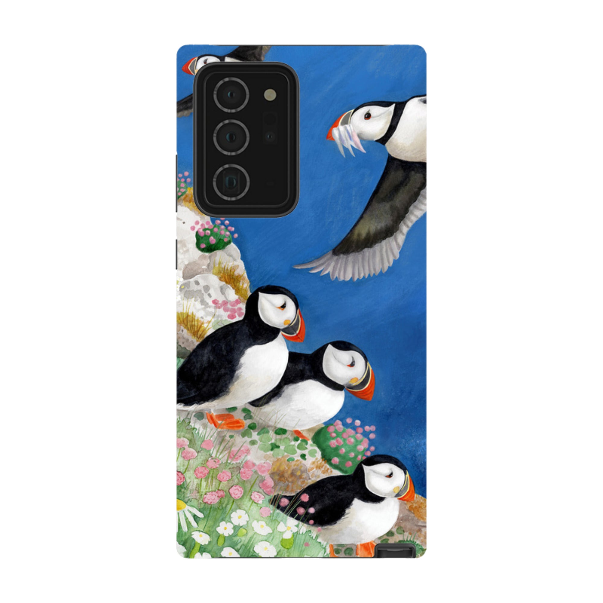 Samsung Tough Case - Puffins By Bex Parkin