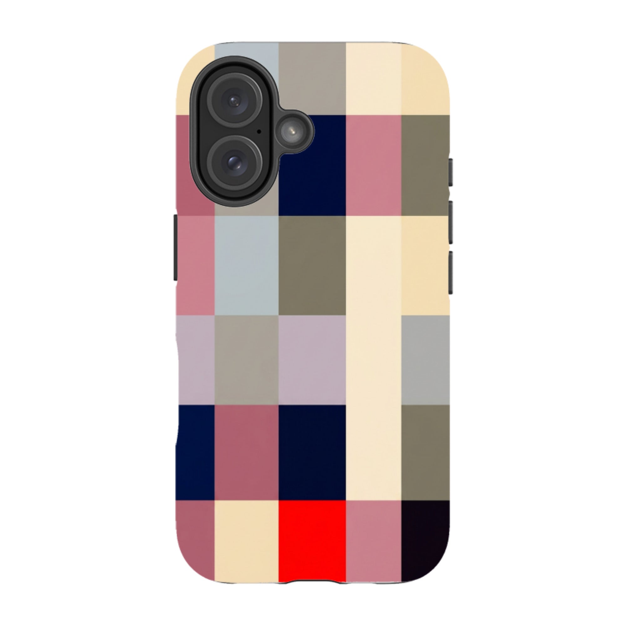 iPhone MagSafe Tough Case - Retro Plaid