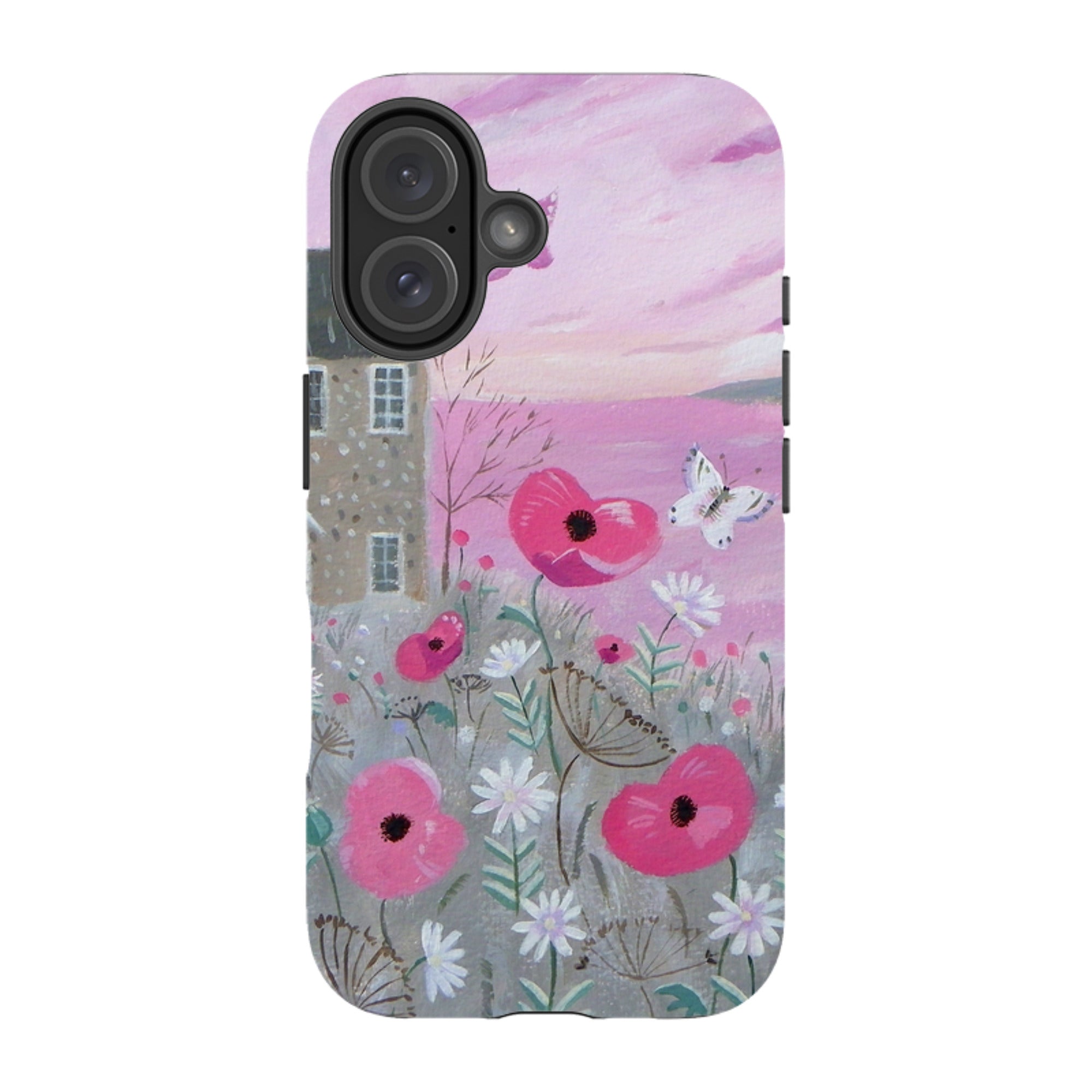 iPhone Tough Case - Seaside Flowers By Mary Stubberfield