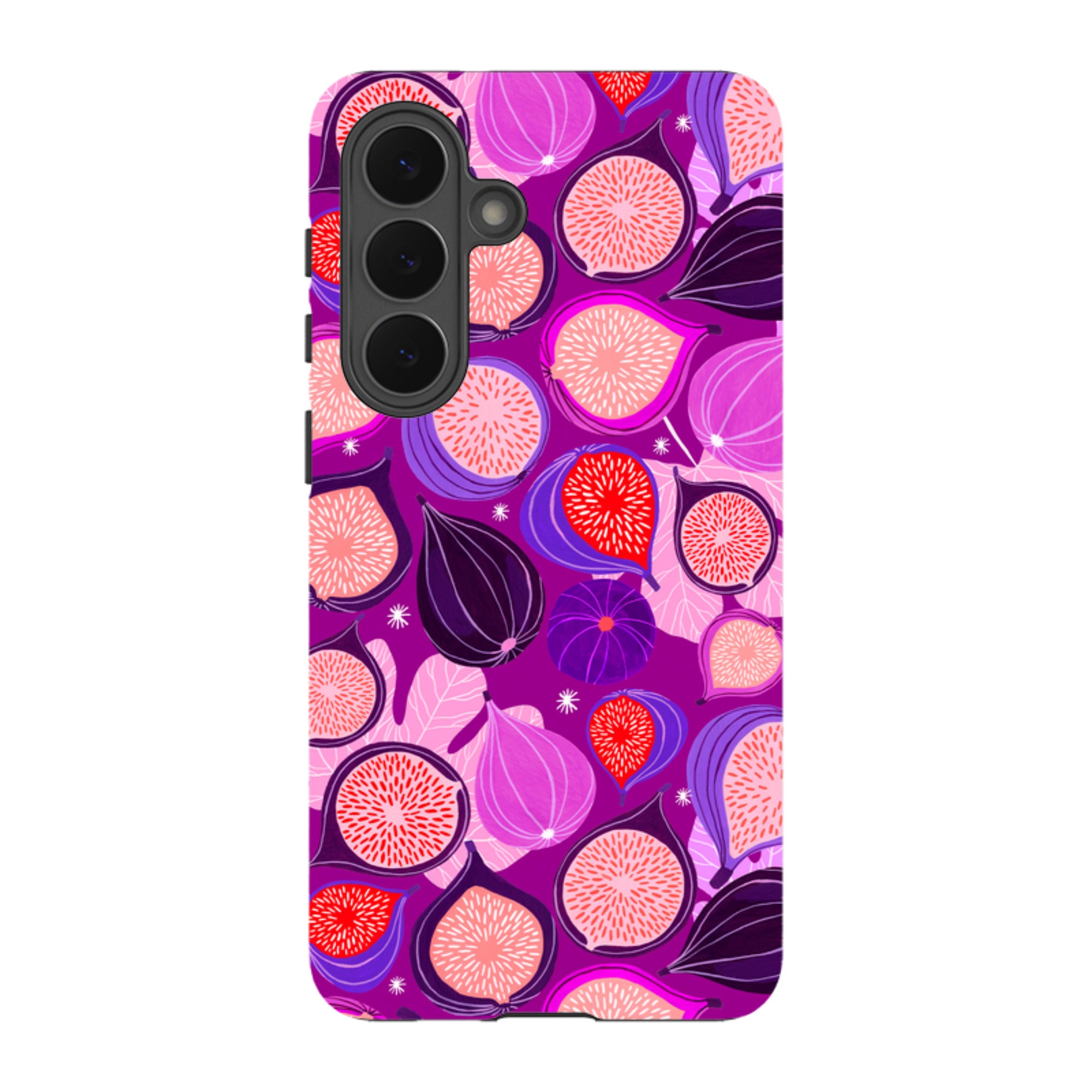 Samsung Tough Case - Ficolino Purple Pattern By Madalina Andronic