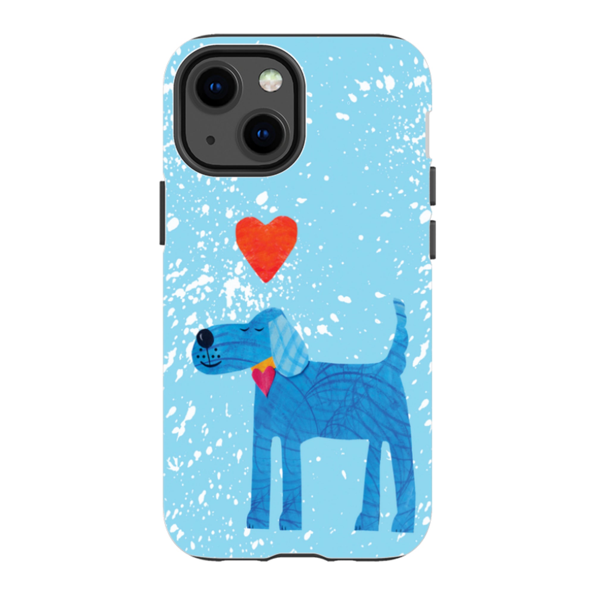 iPhone Tough Case - Blue Dog By Tracey English