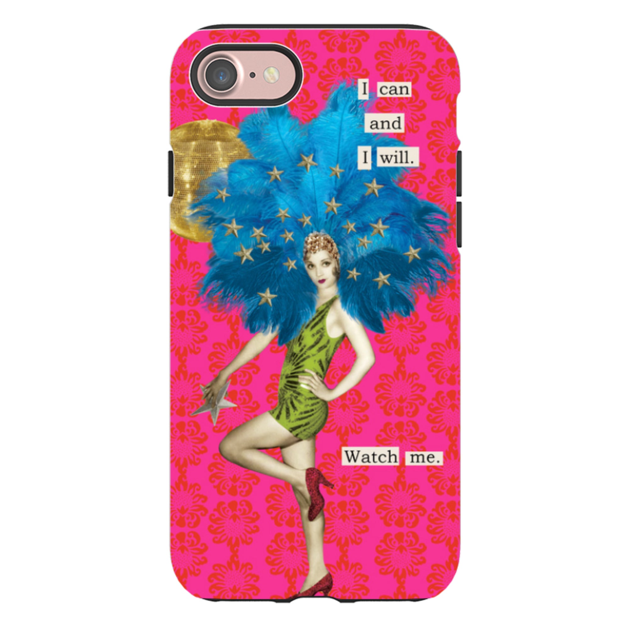 iPhone Tough Case - I Can And I Will By Clare Jordan