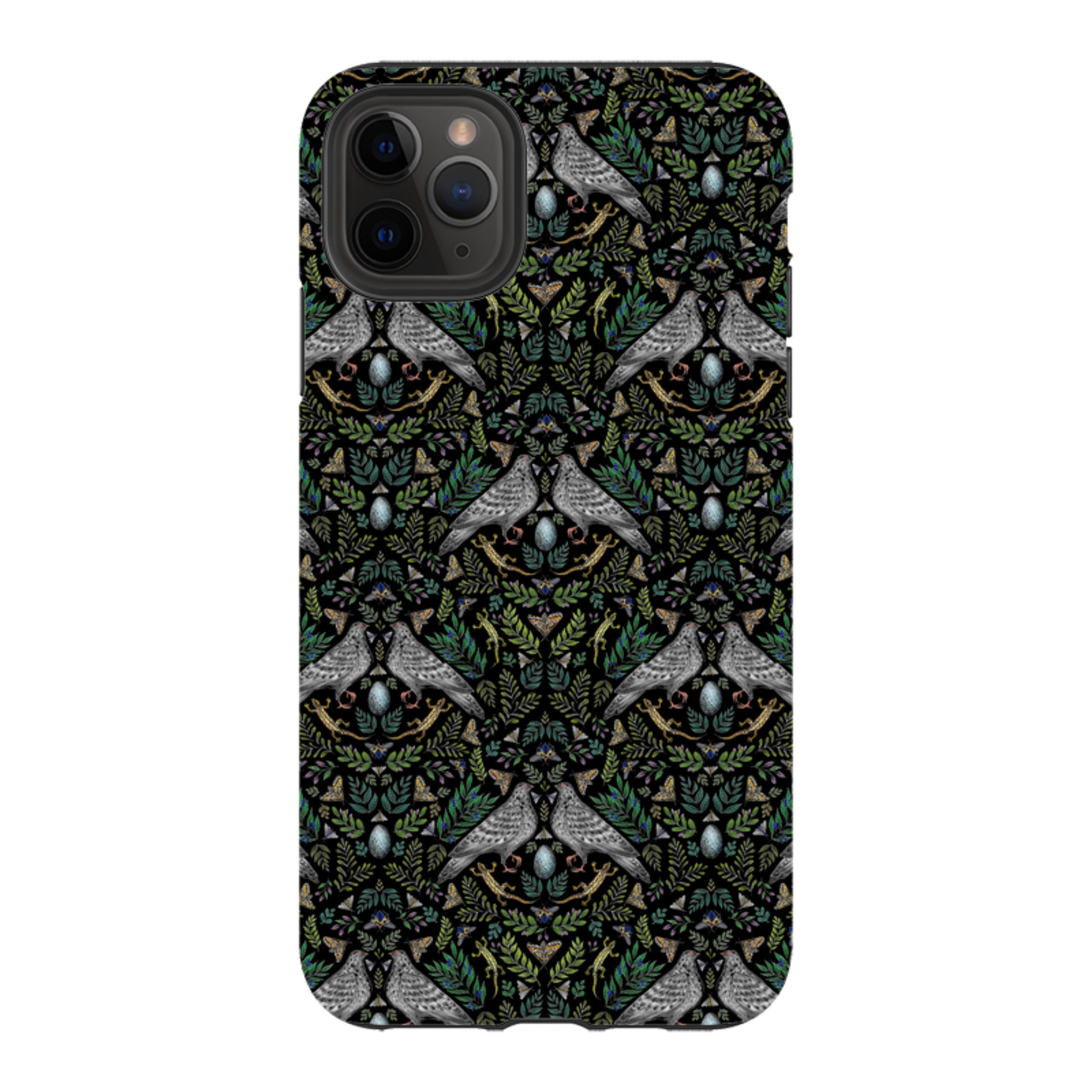 iPhone Tough Case - Dove Pattern By Catherine Rowe