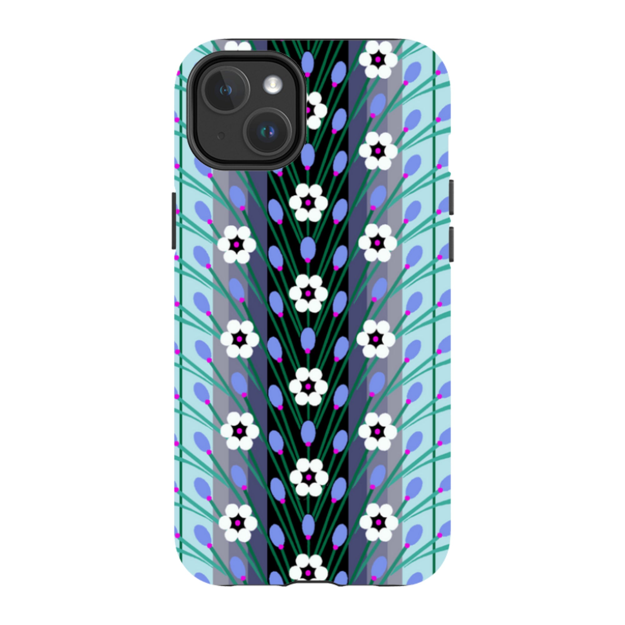 iPhone MagSafe Tough Case - Lavender Blue By Cressida Bell
