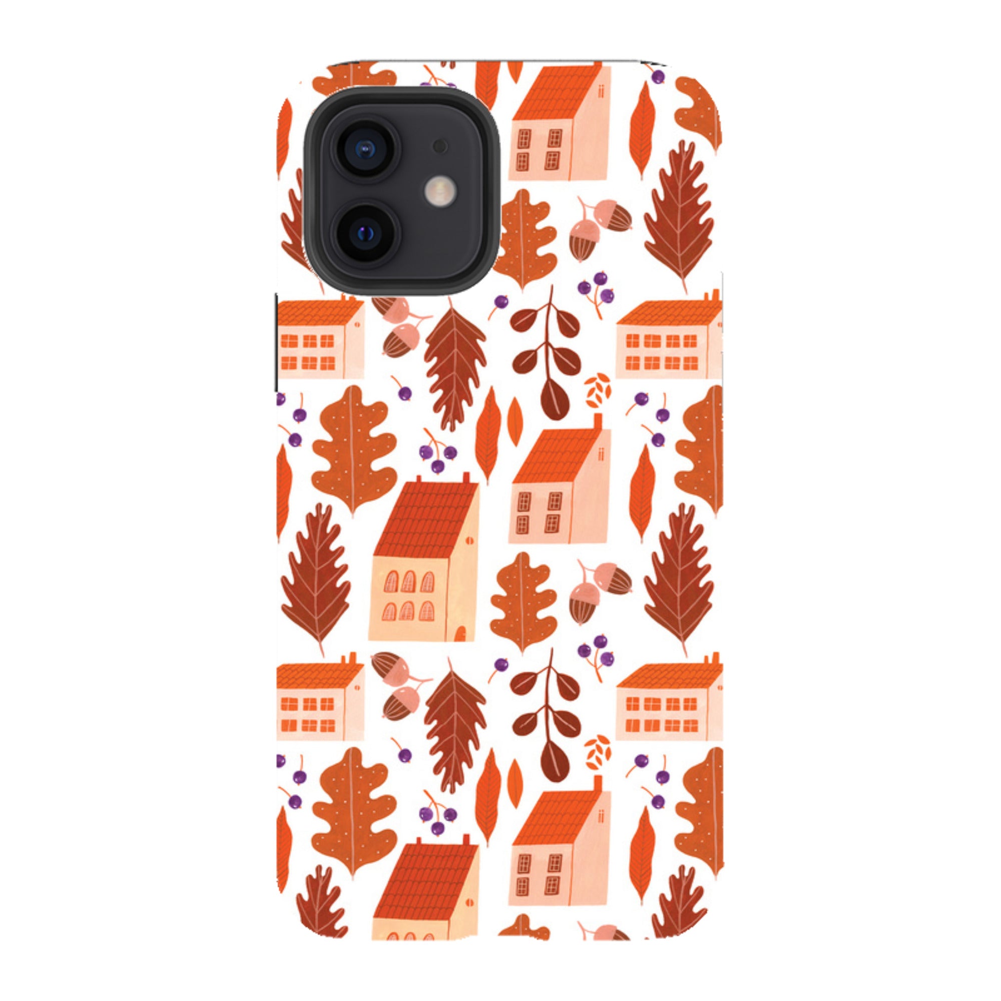 iPhone Tough Case - Autumn Pattern By Madalina Andronic