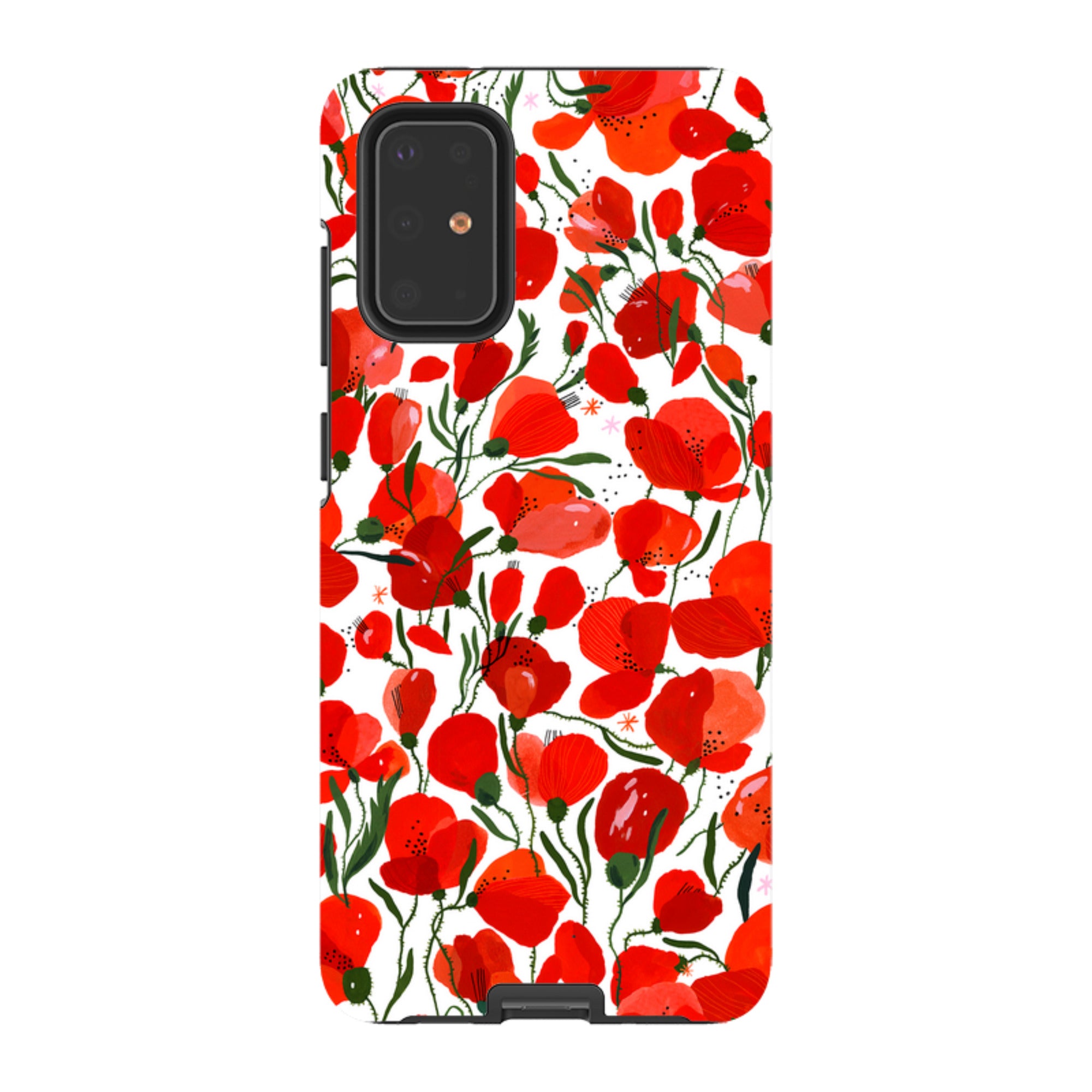 Samsung Tough Case - Poppies Pattern By Madalina Andronic