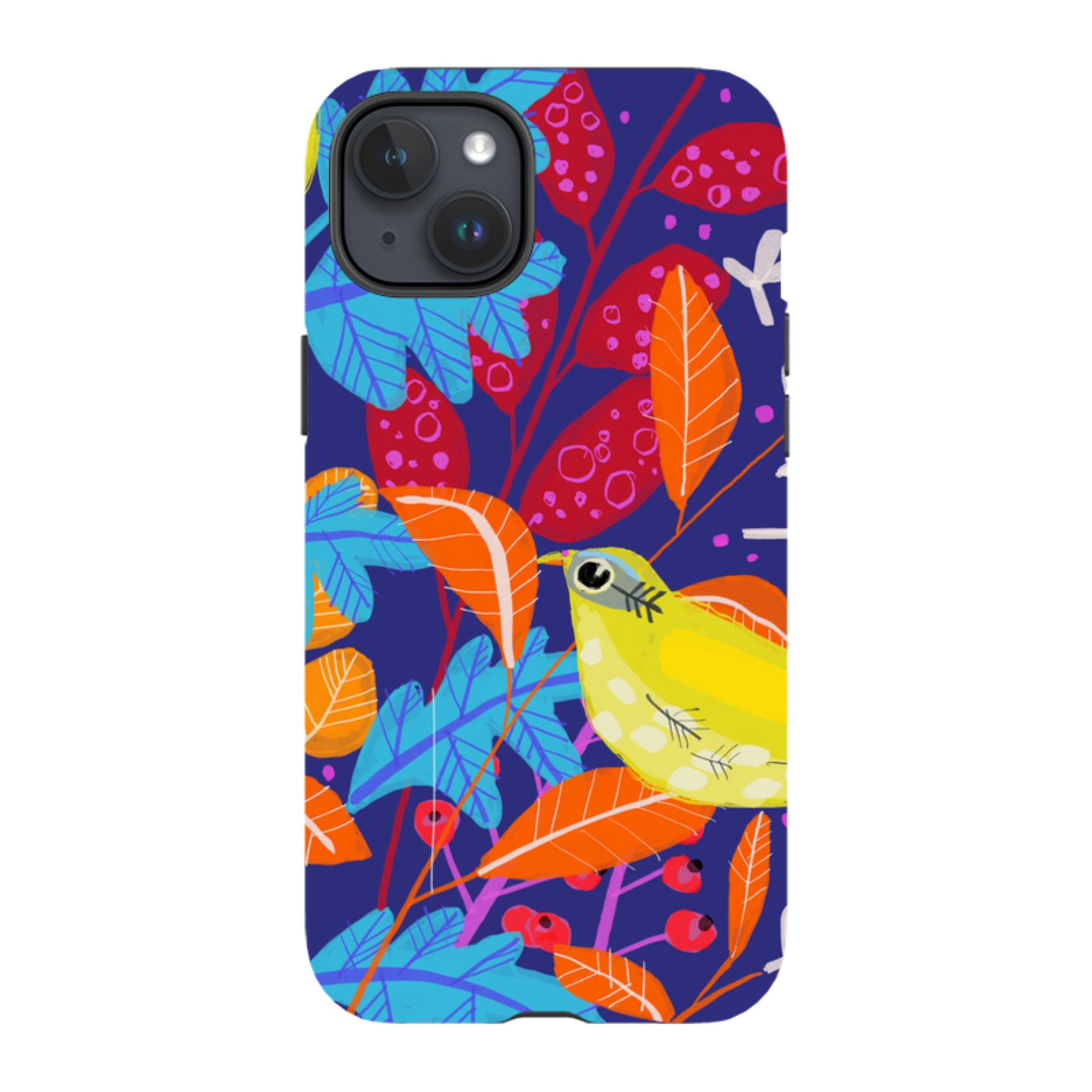 iPhone MagSafe Tough Case -  Yellow Bird By Claire West