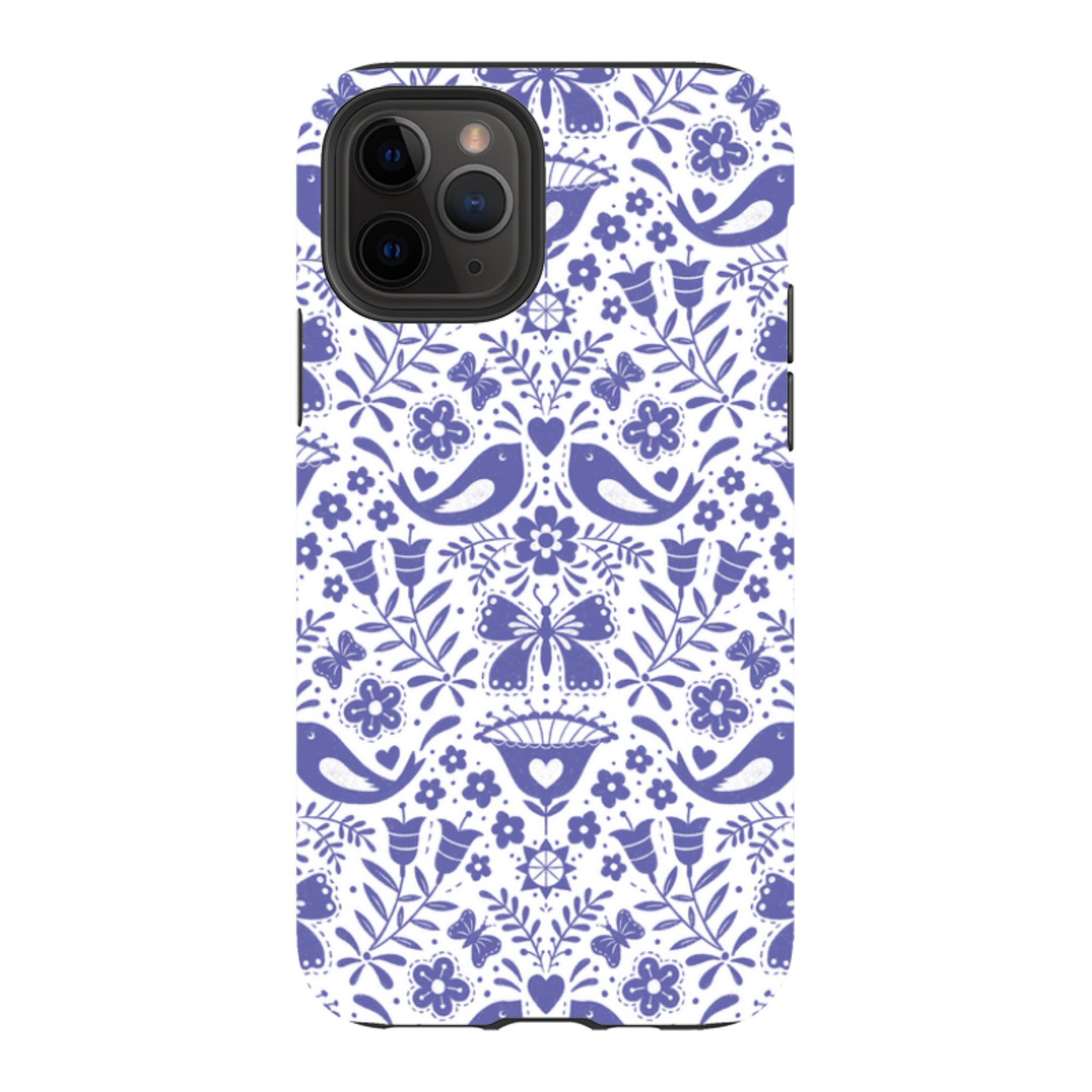 iPhone Tough Case - Bird Pattern III By Suzy Taylor
